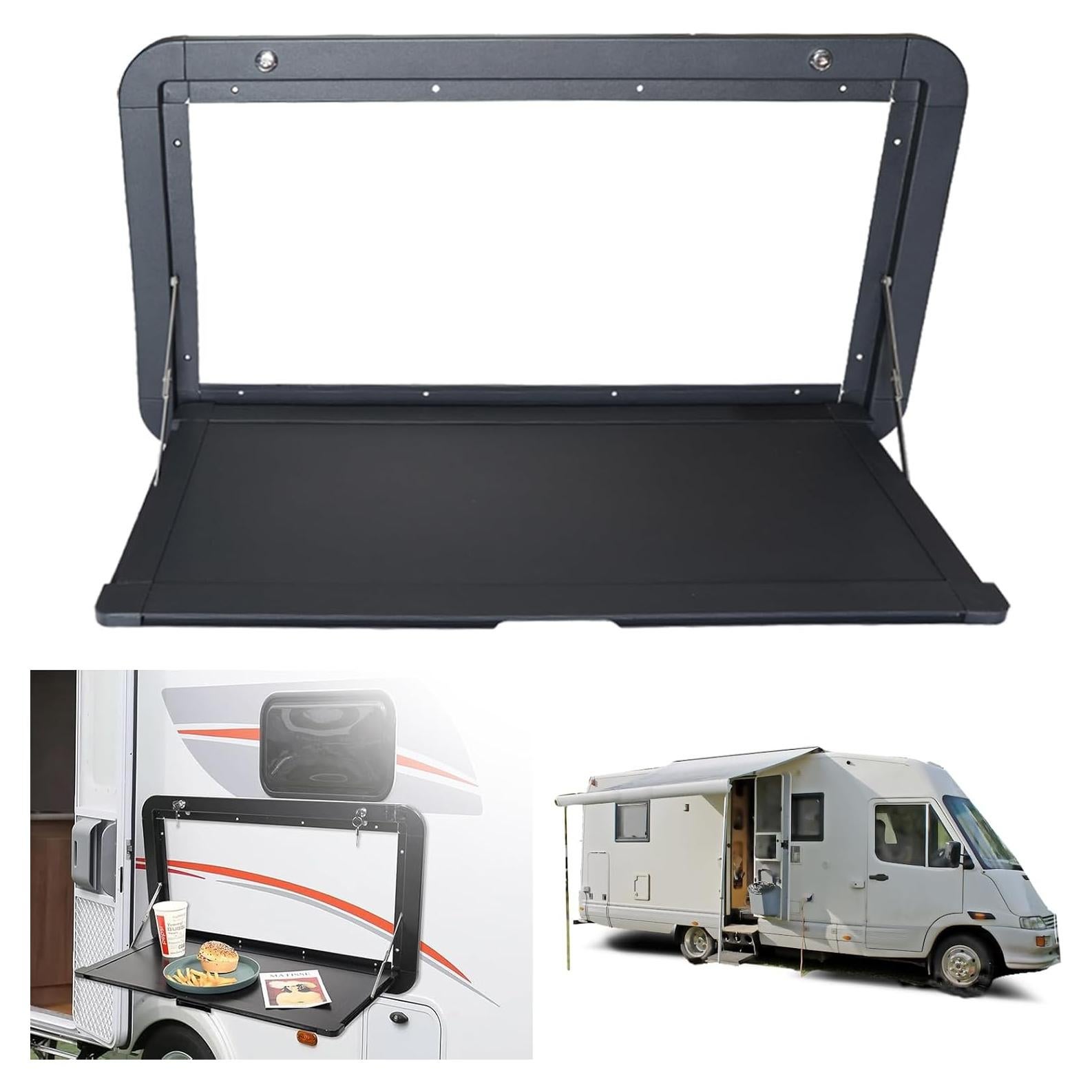 Mesa Plegable de Comedor HWHongRV 80x45 cm para RV y Furgonetas