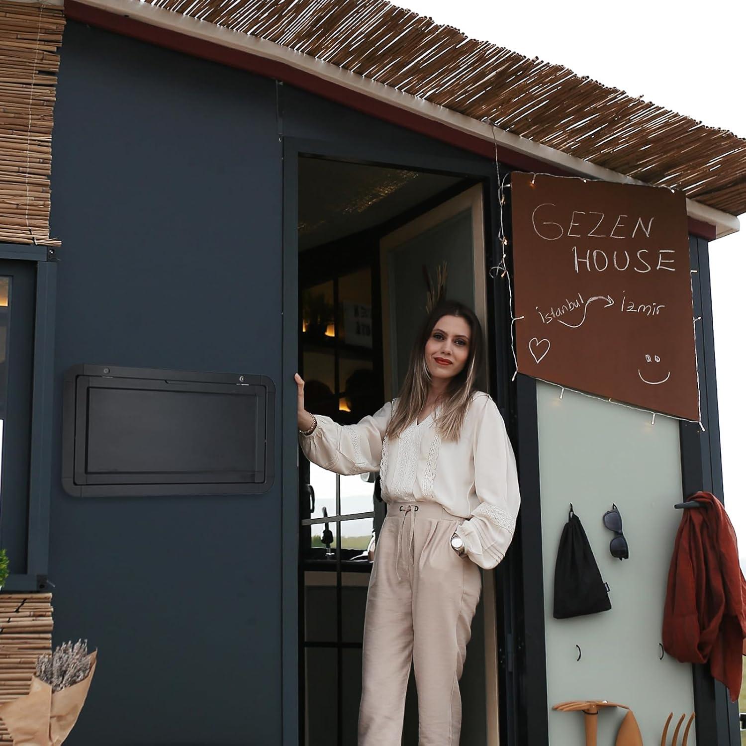 Mesa Plegable de Comedor HWHongRV 80x45 cm para RV y Furgonetas