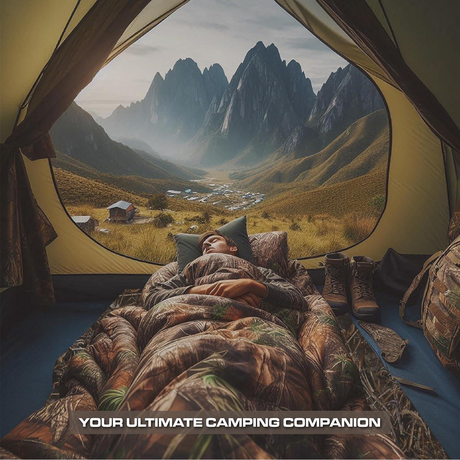 Conjunto de Sábanas de Camo Realtree Polycotton Individual 3 Piezas