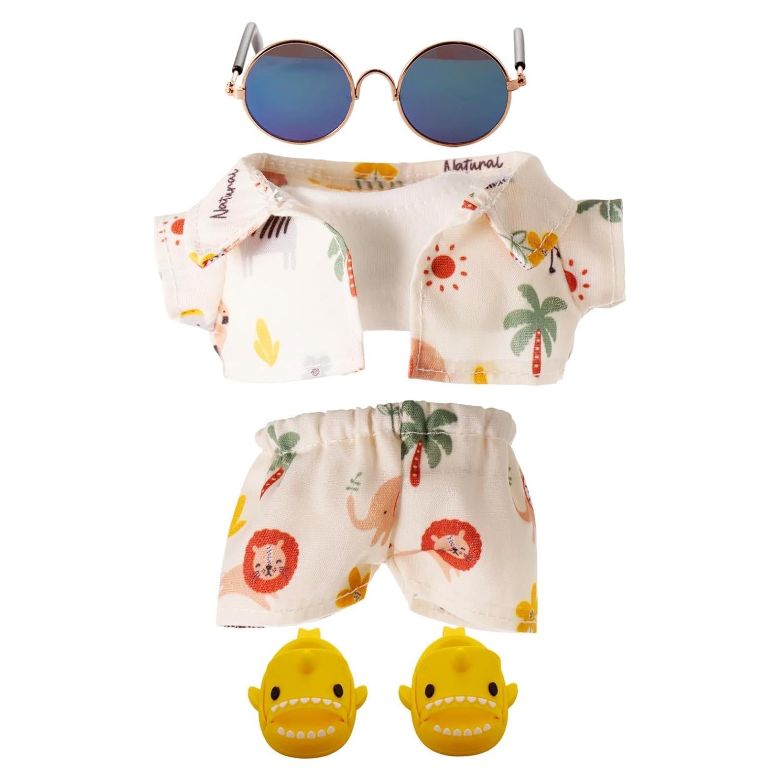 Conjunto de Ropa Vacacional para Muñeca 17cm Beofinest 5 PZS