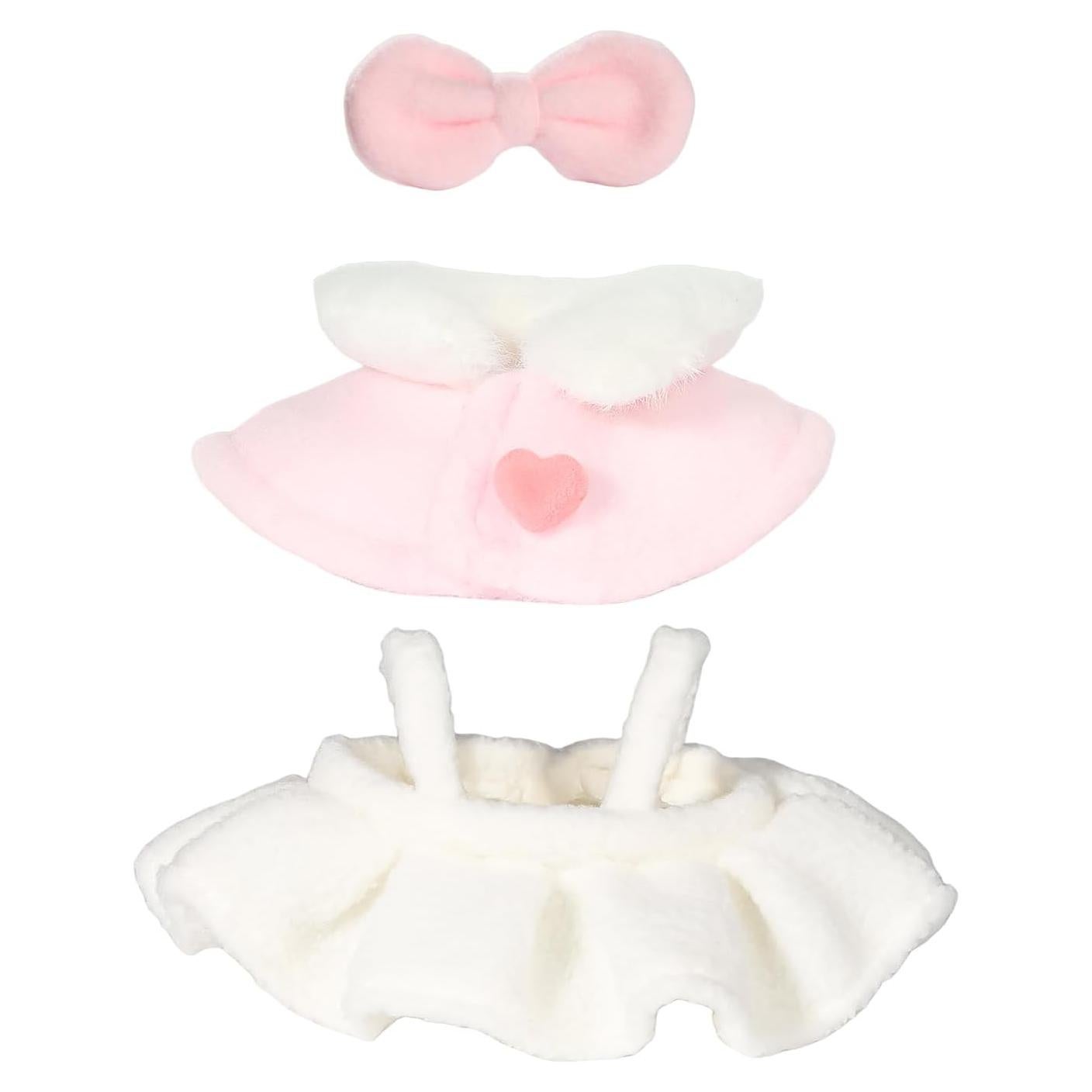 Conjunto de Ropa para Muñecas 17cm - 3 Piezas Rosa Premium