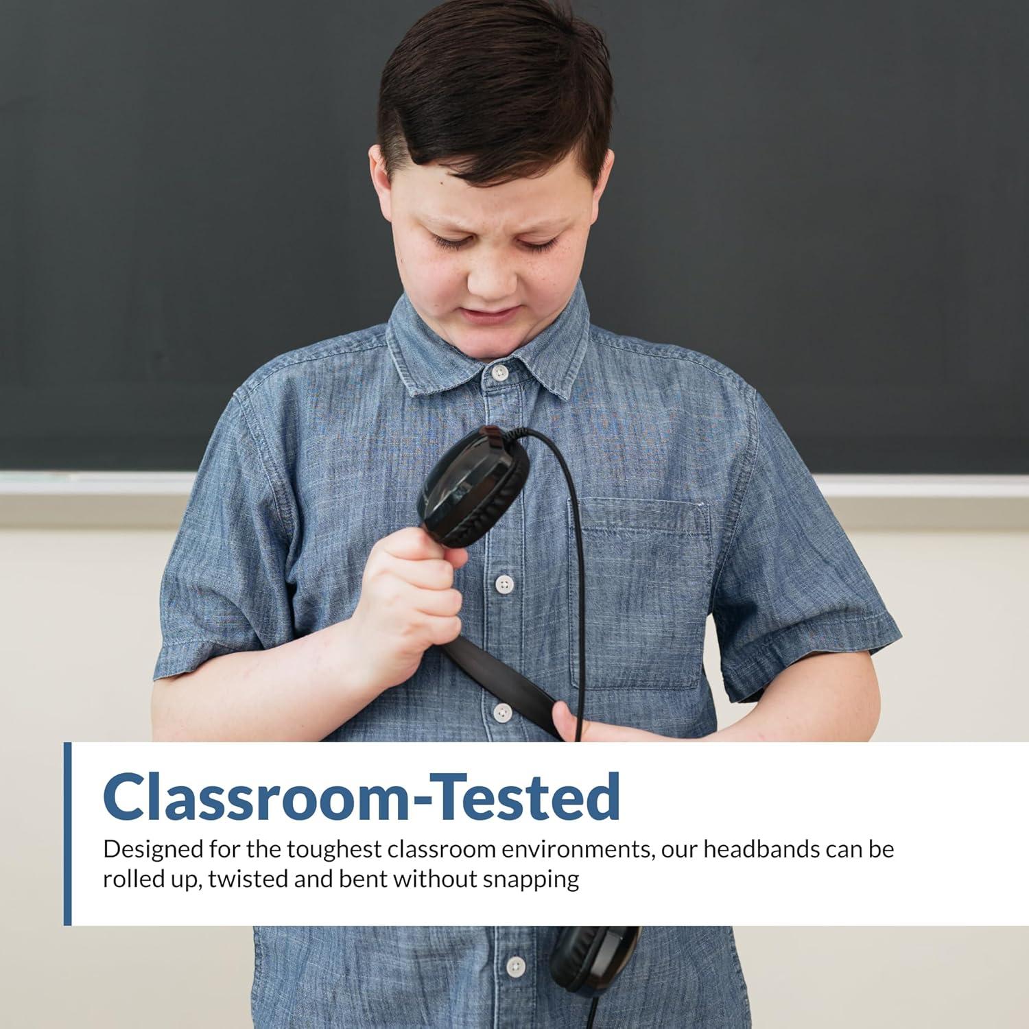 Auriculares USB-A Cyber Acoustics ACM-6005 para Aula y Oficina