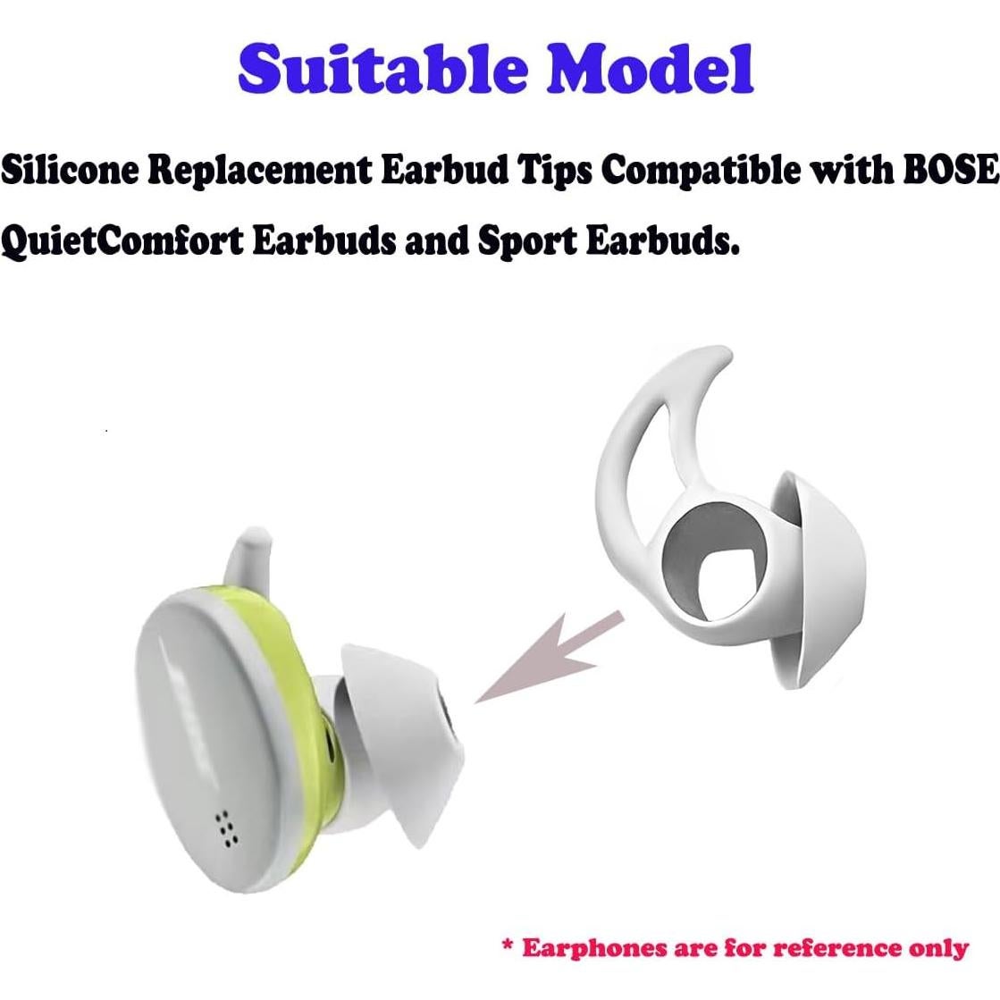 Consejos de Silicona para Auriculares Bose QuietComfort y Sport