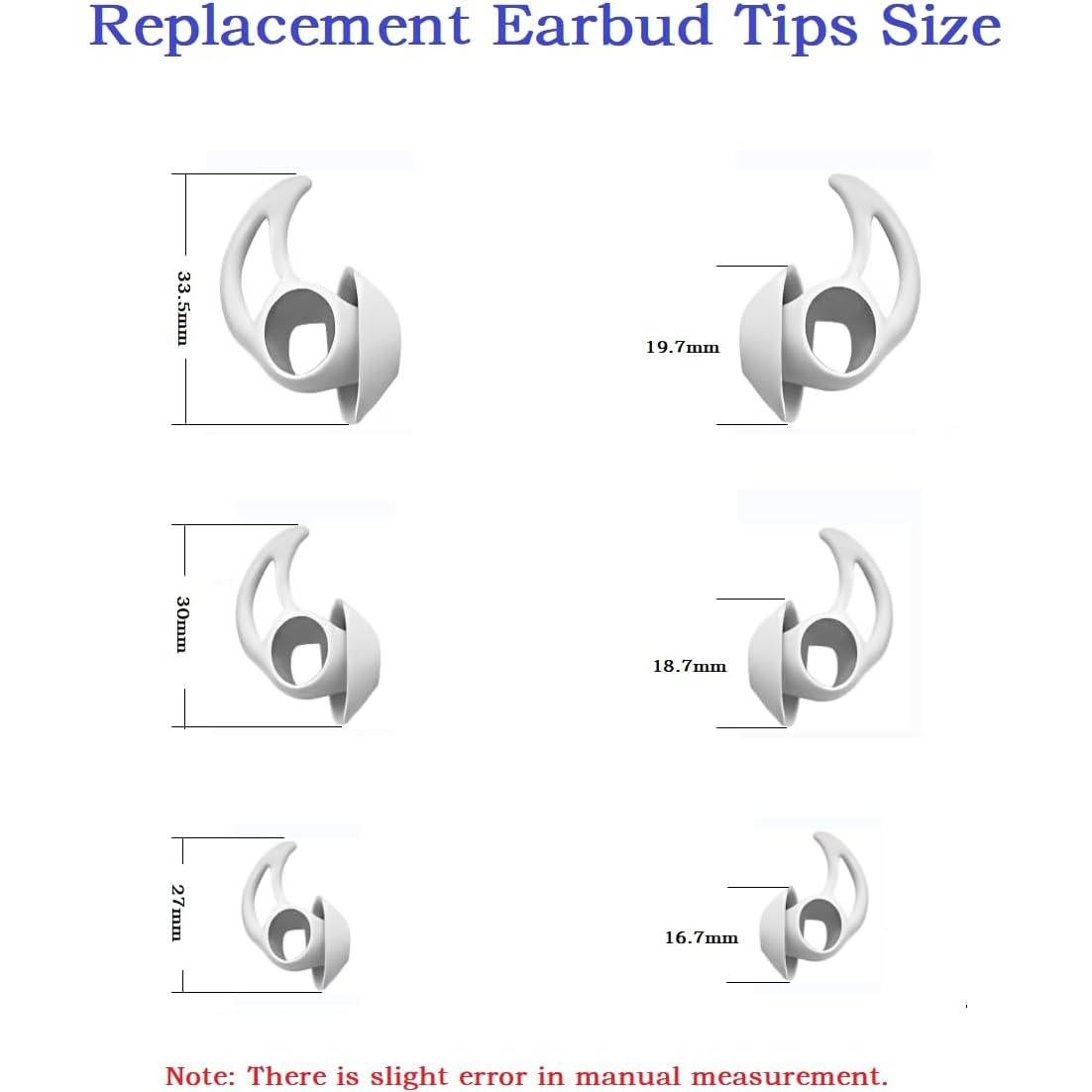 Consejos de Silicona para Auriculares Bose QuietComfort y Sport