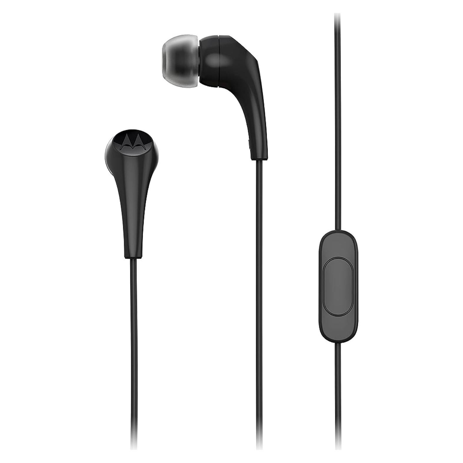Auriculares intrauditivos Motorola 2S con micrófono - Negro