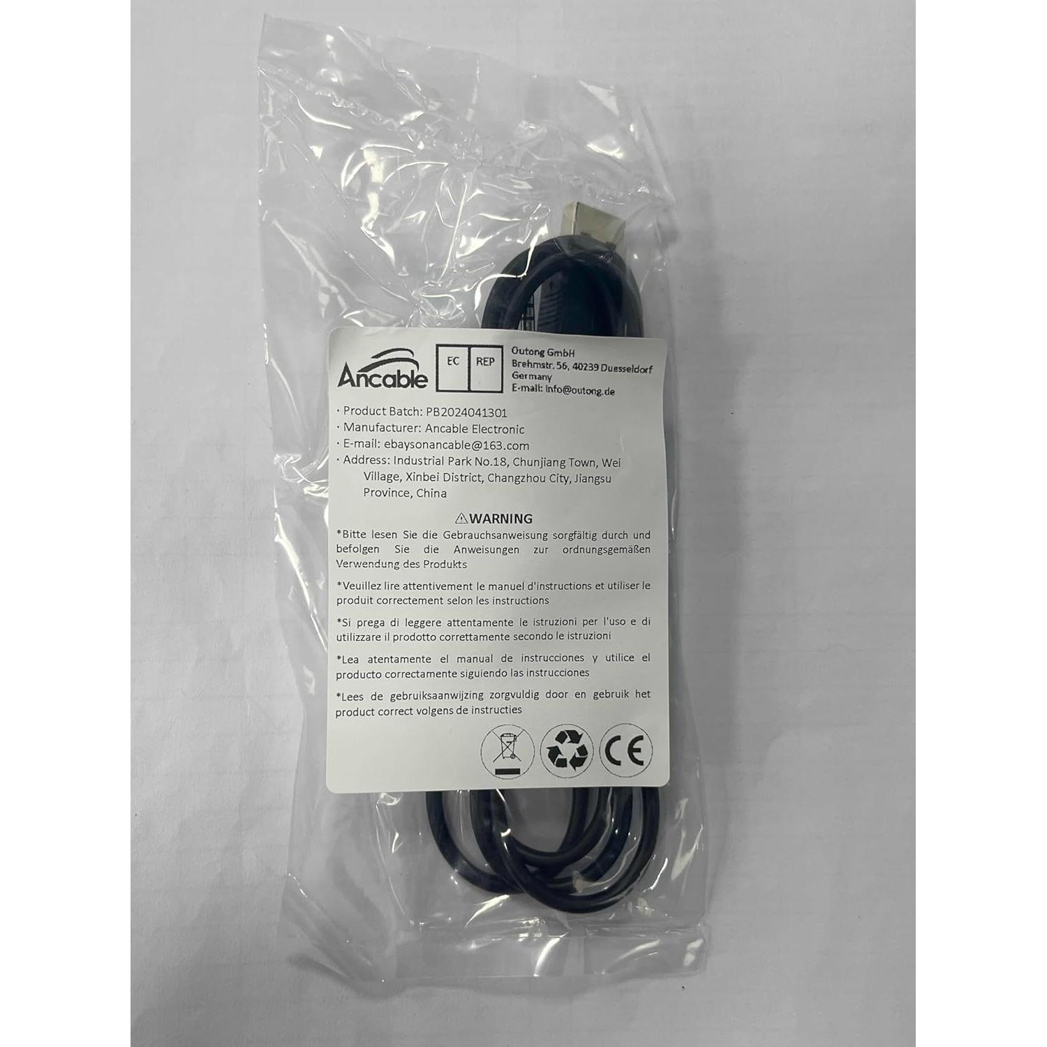 Cable USB a 2.5mm Ancable para Auriculares JBL 1m