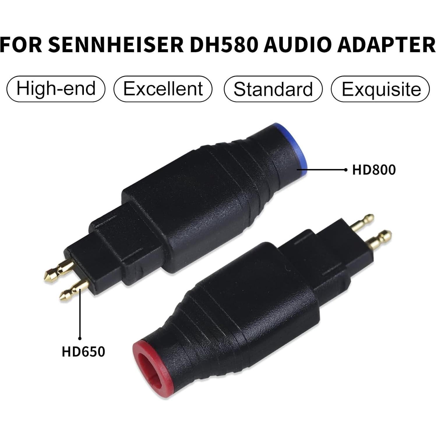 Adaptador de Auriculares OKCSC HD650 Macho a HD800 Hembra
