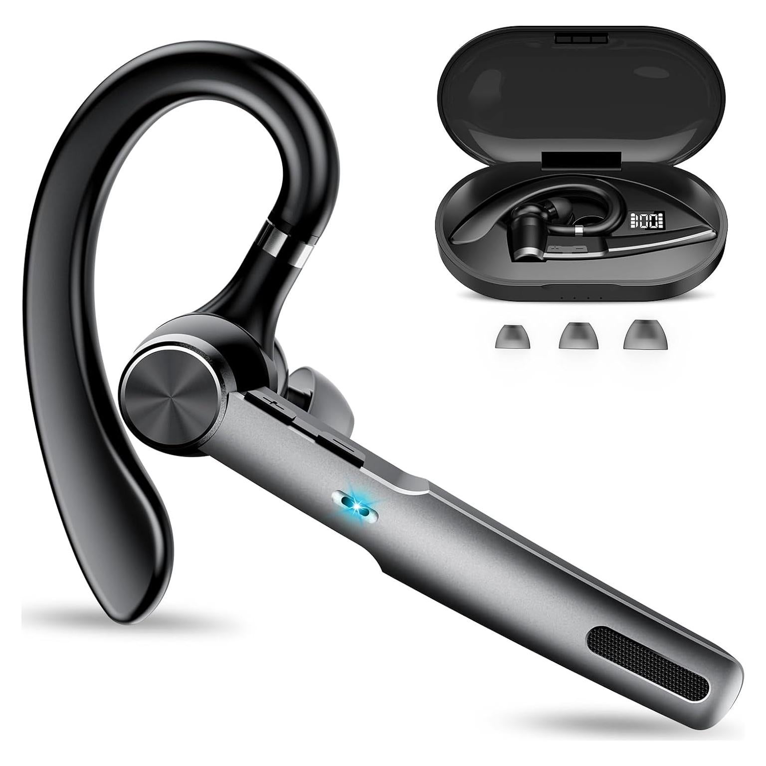 Auricular Bluetooth Qecnato G2 Inalámbrico con Micrófono 60H