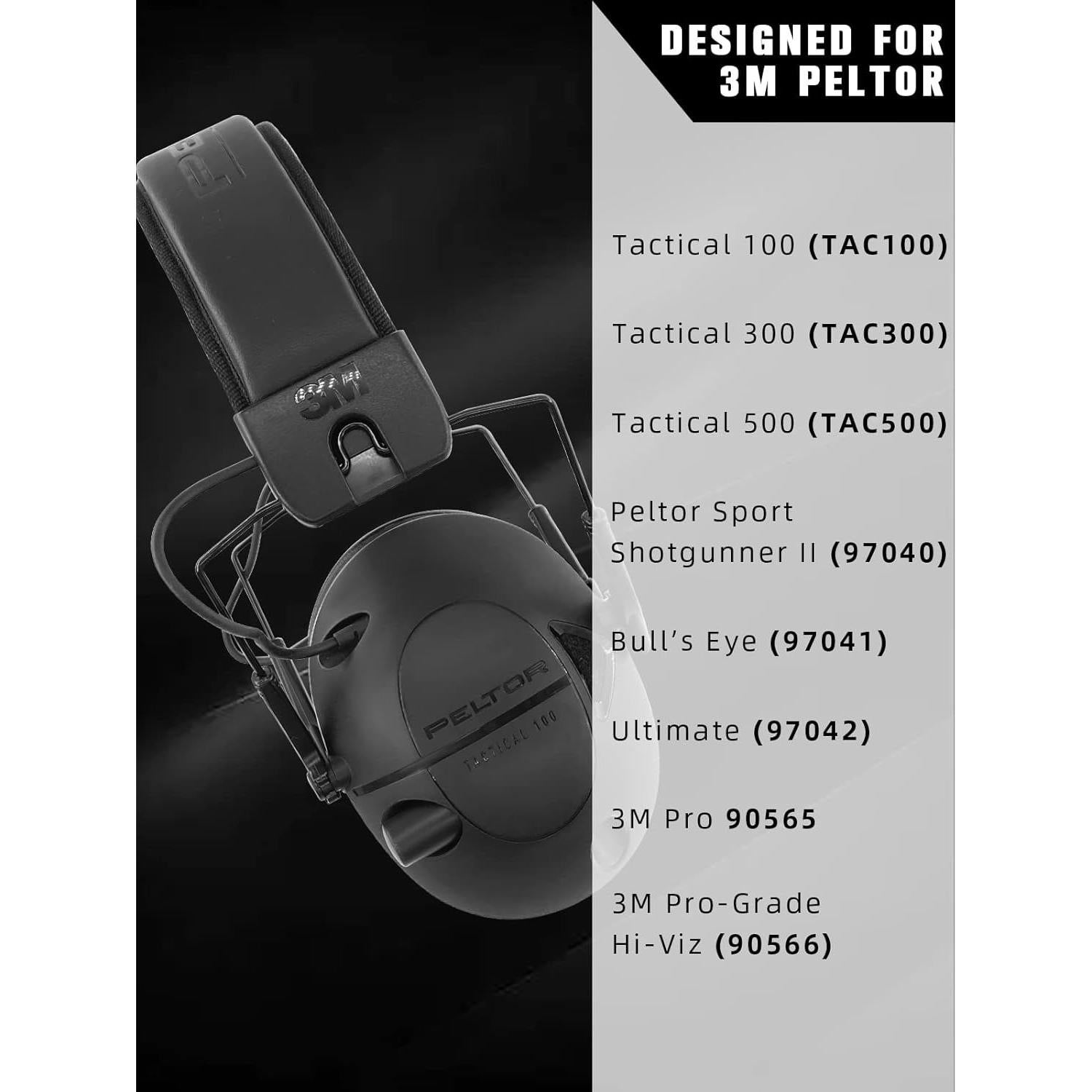 Almohadillas de Espuma de Reemplazo PROHEAR FEP01 para 3M WorkTunes