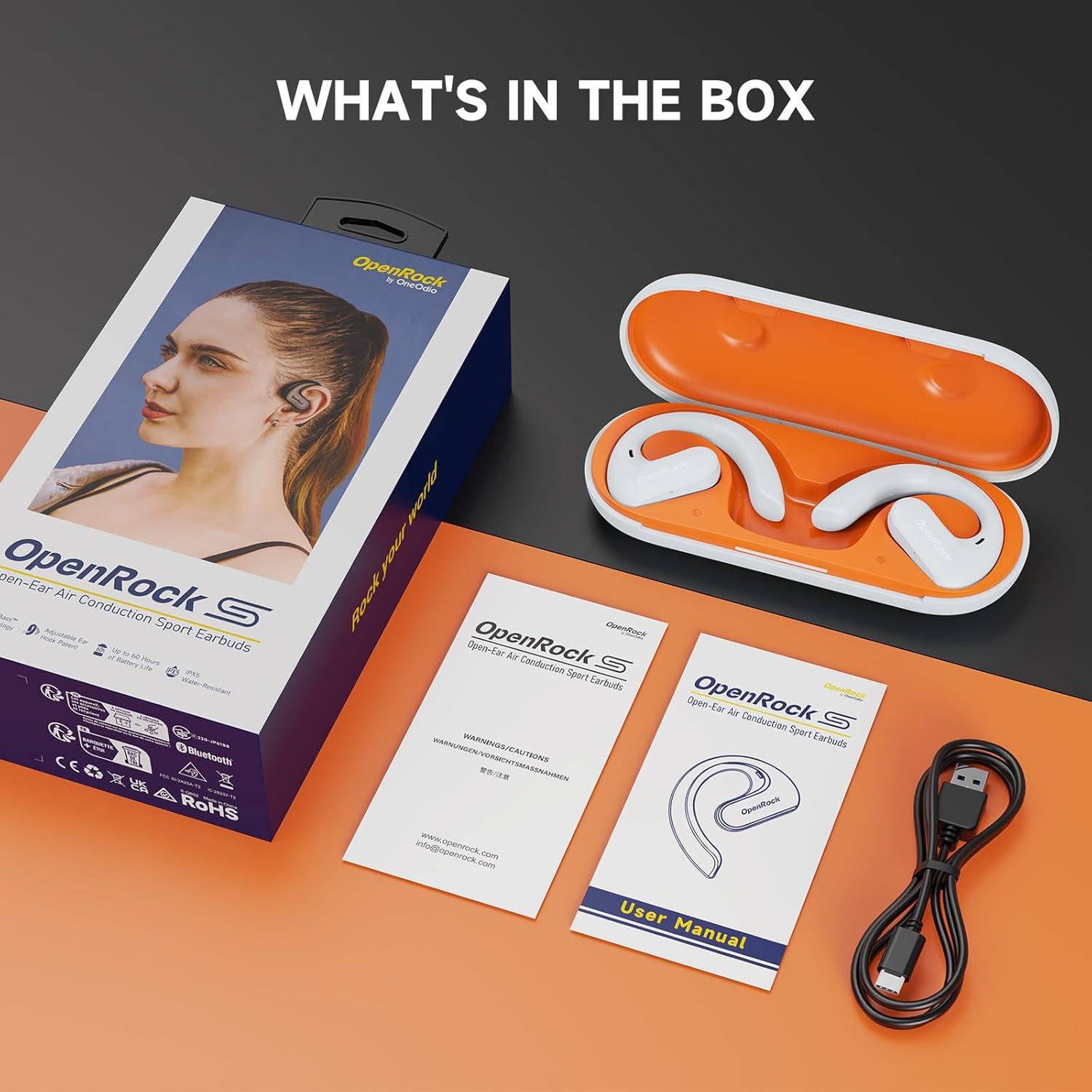 Auriculares Inalámbricos OpenRock S Bluetooth 5.3 60H IPX5