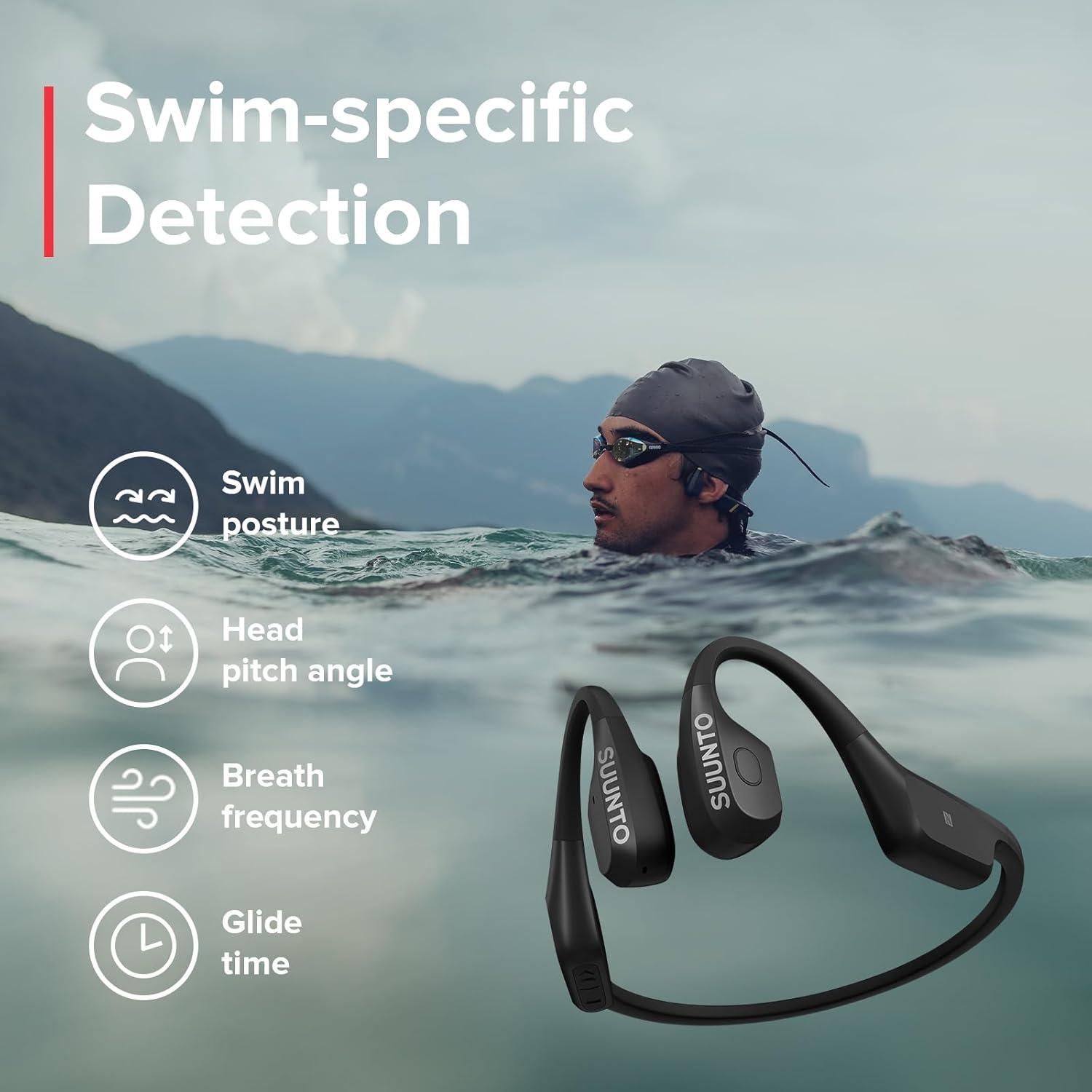 Auriculares SUUNTO Aqua Conducción Ósea Bluetooth 5.3 32GB