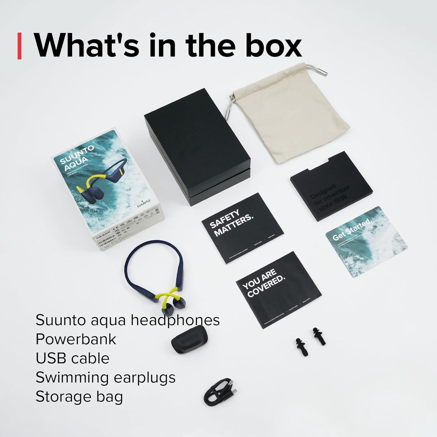 Auriculares SUUNTO Aqua Conducción Ósea Bluetooth 5.3 32GB