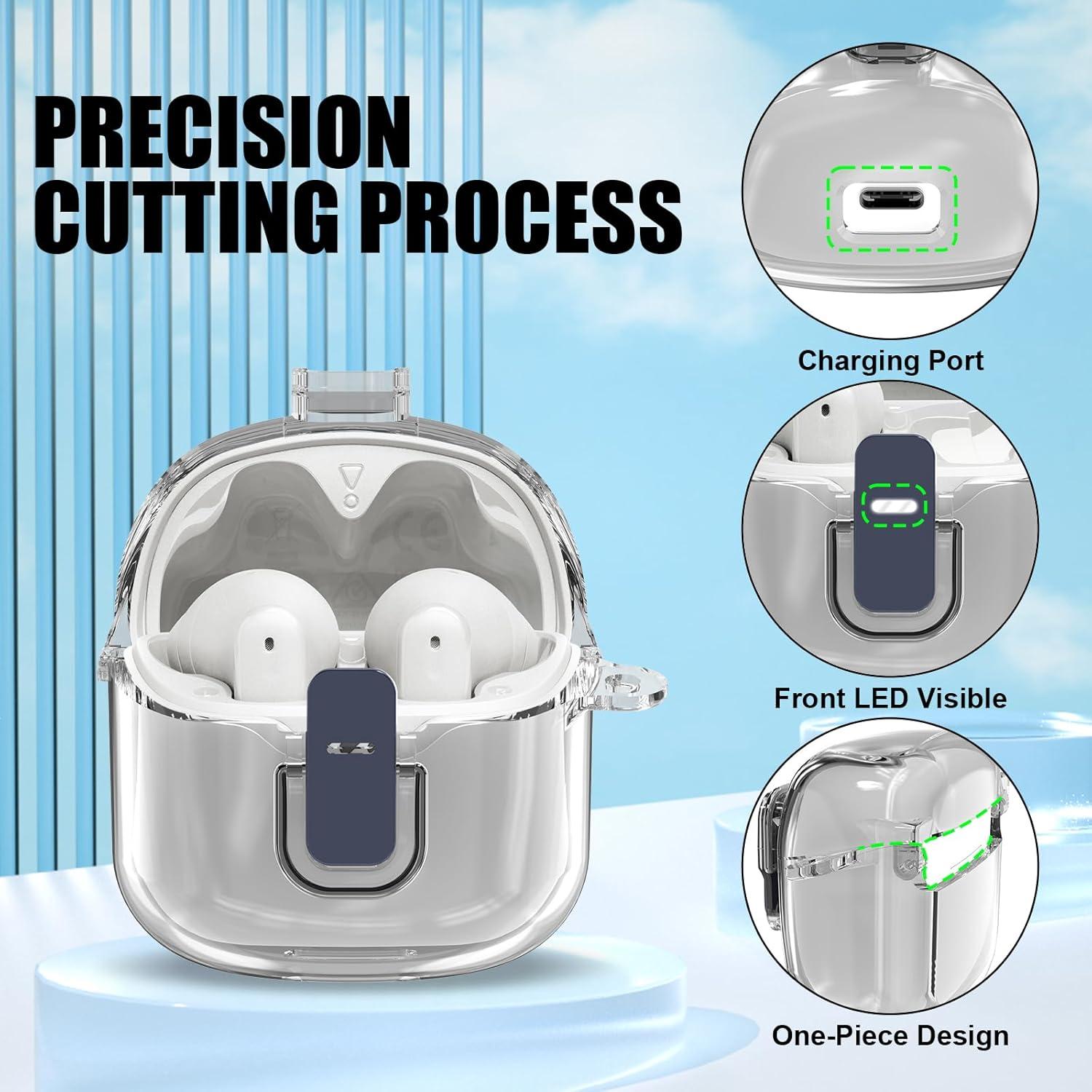 Funda Protectora Transparente JBL Tune Flex con Candado Seguro