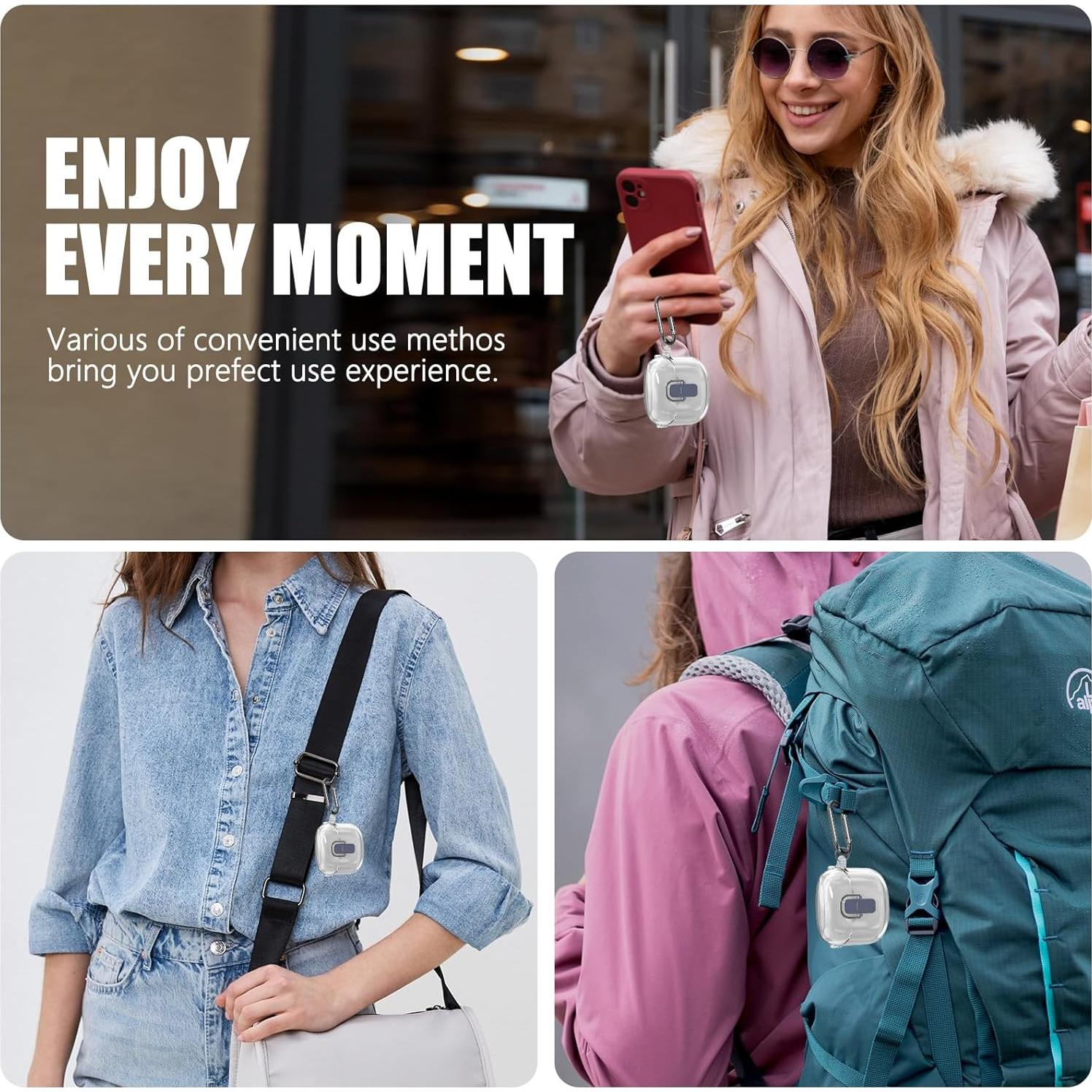 Funda Protectora Transparente JBL Tune Flex con Candado Seguro