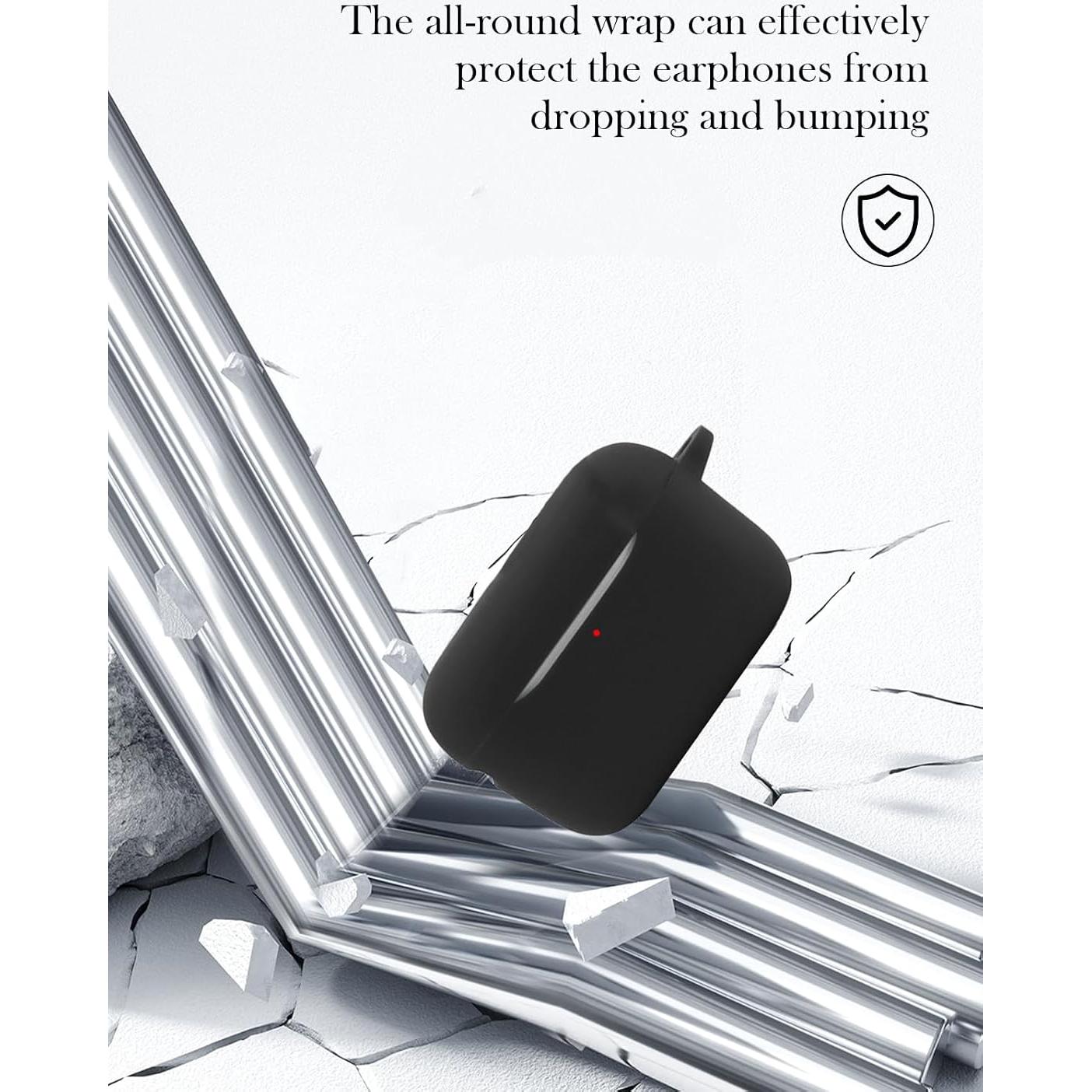 Funda de Silicona BOVUGAC para Auriculares Anker A20i/A25i - Negro