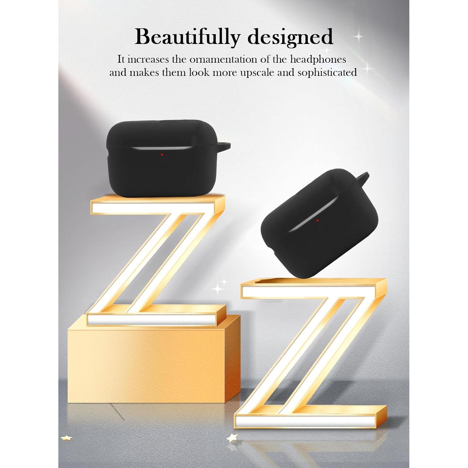 Funda de Silicona BOVUGAC para Auriculares Anker A20i/A25i - Negro