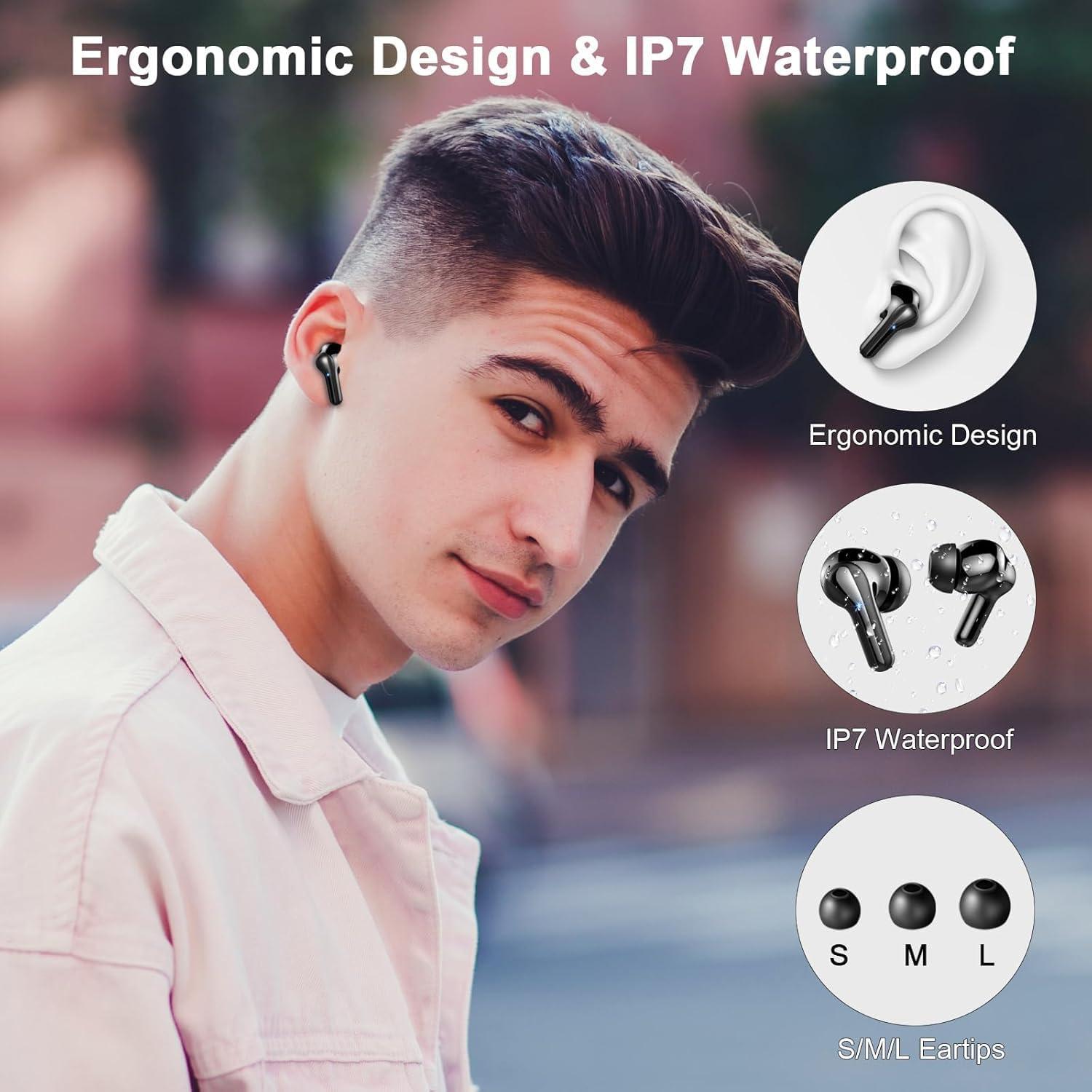 Auriculares Inalámbricos Donerton I66 Bluetooth 5.4 IP7 45H
