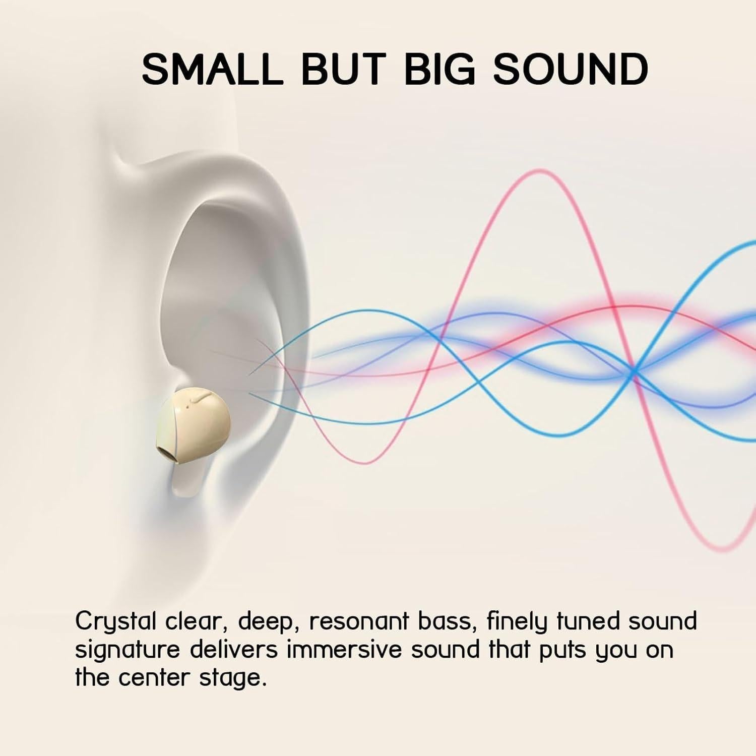 Auriculares Inalámbricos Mini Loluka Invisibles Bluetooth 5.1