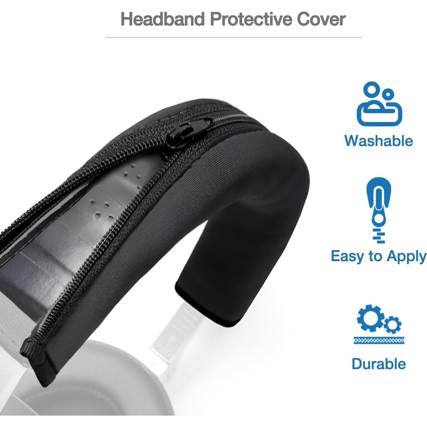 Cubierta de Almohadilla Voarmaks para Auriculares V-MODA - Negro