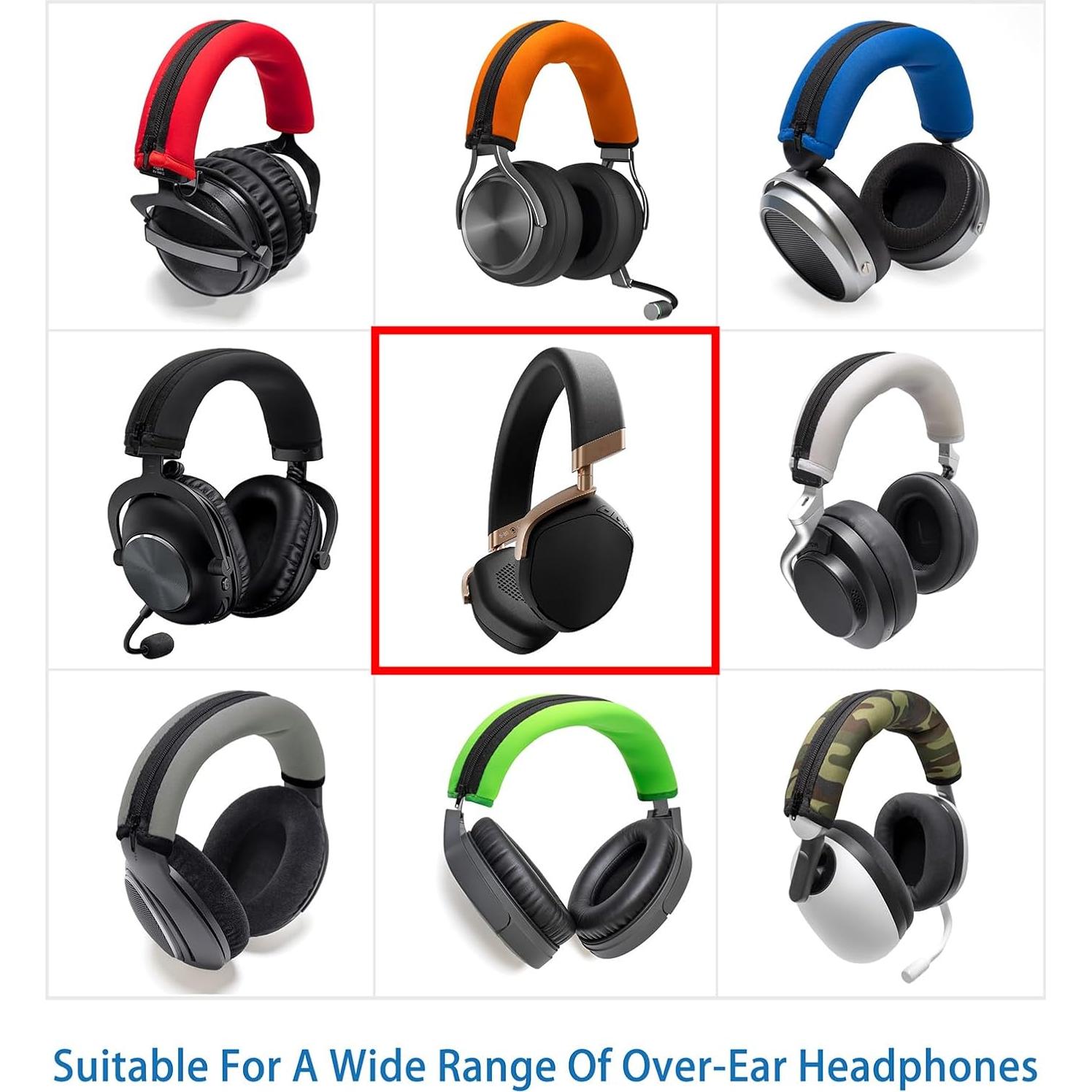 Cubierta de Almohadilla Voarmaks para Auriculares V-MODA - Negro