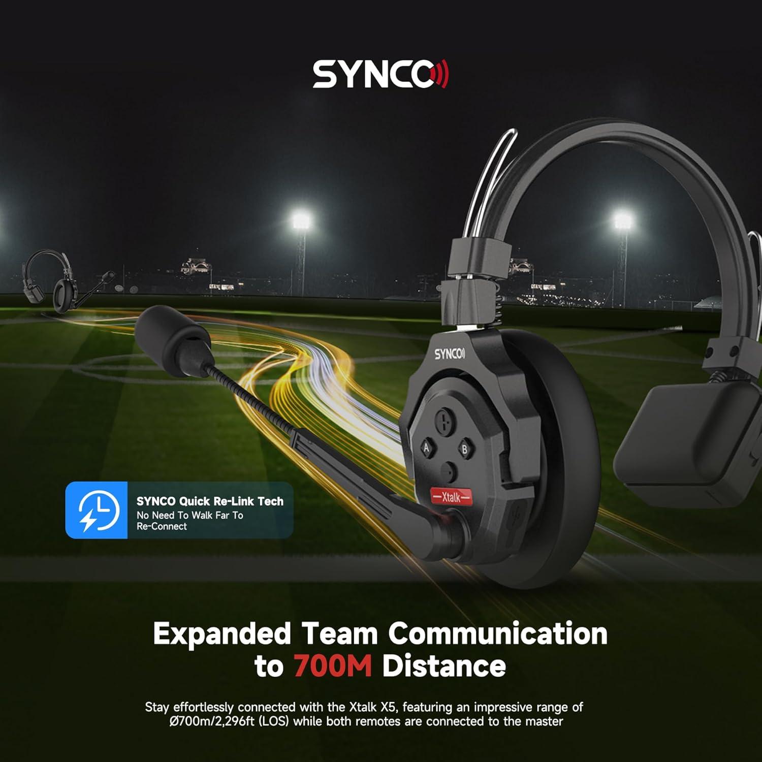 Auriculares Inalámbricos SYNCO XTalk 2PCS con Micrófono AEC