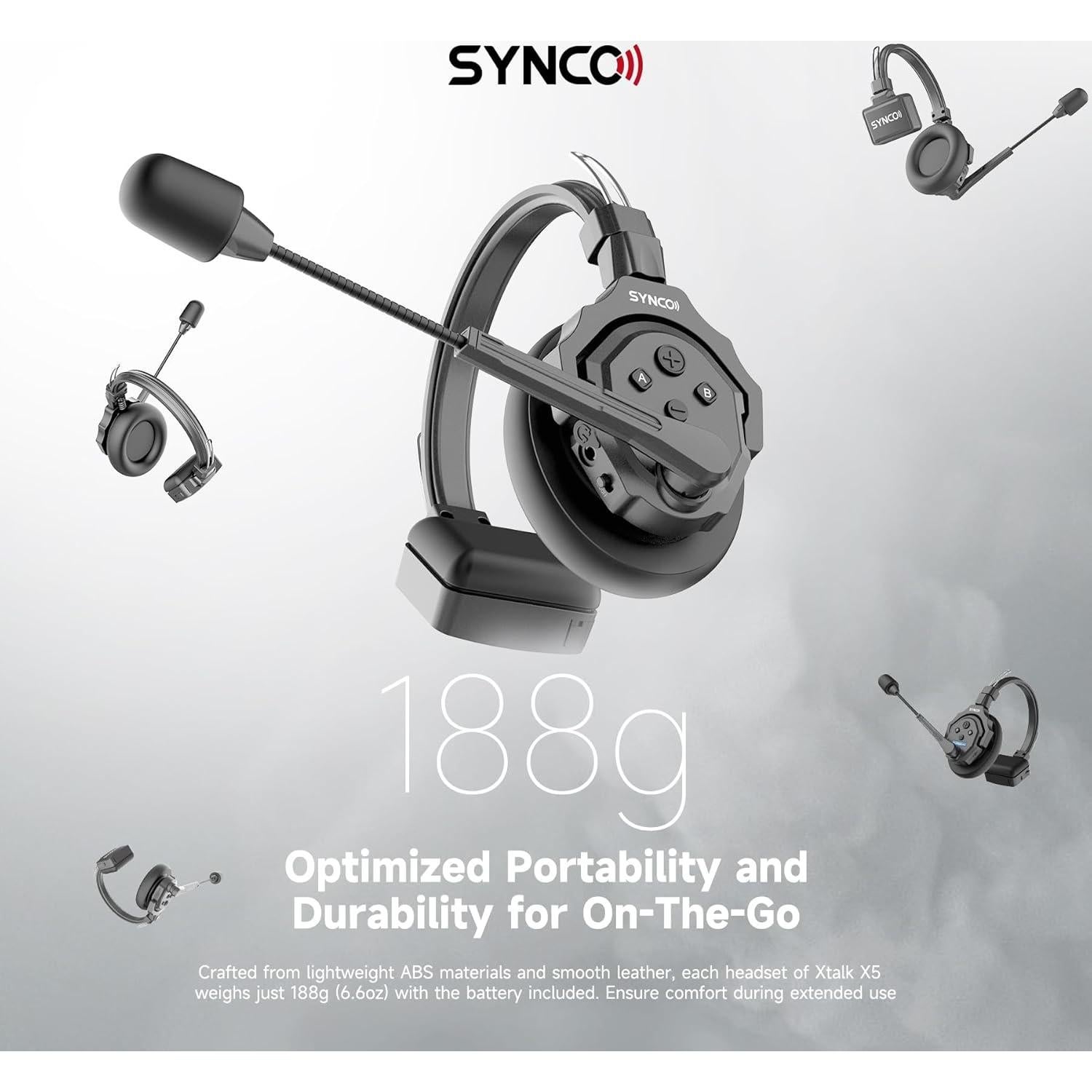 Auriculares Inalámbricos SYNCO XTalk 2PCS con Micrófono AEC