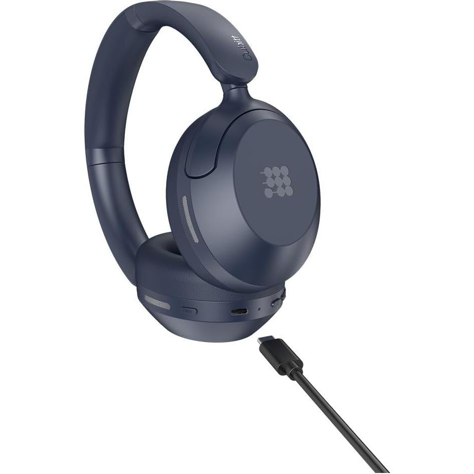 Auriculares Cubitt Power ANC Híbrido Bluetooth 5.4 - 60h Azul