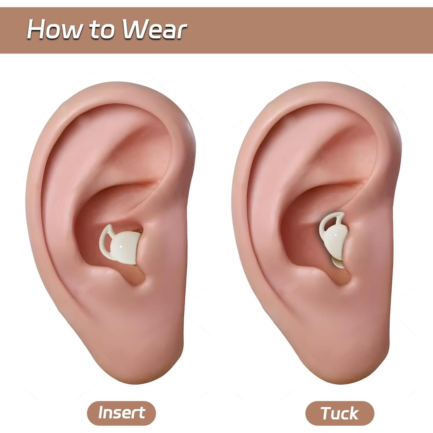 Auriculares Bluetooth 5.4 esonstyle S8 Invisibles para Dormir