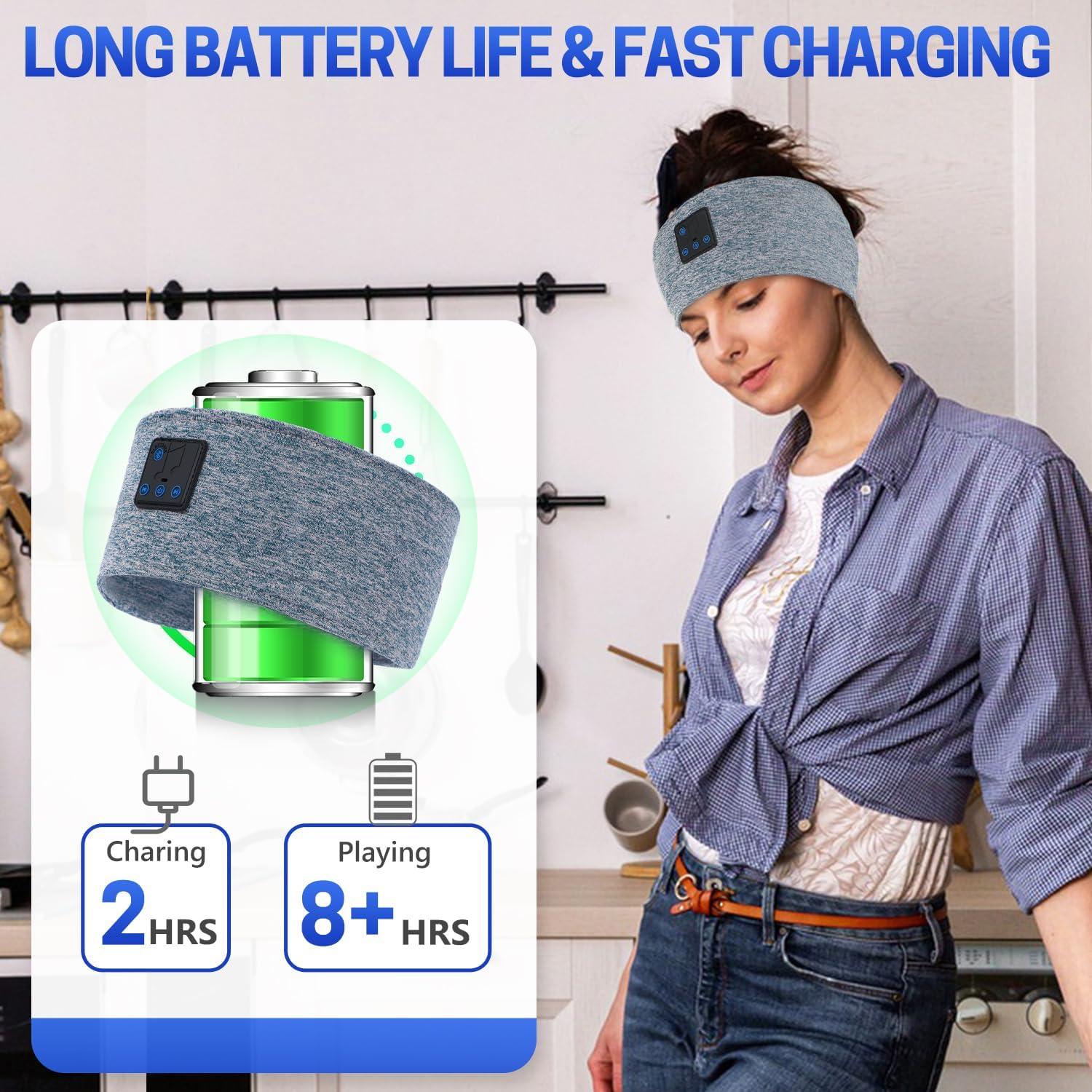 Auriculares Inalámbricos Bluetooth Aurya para Dormir Banda Cabeza