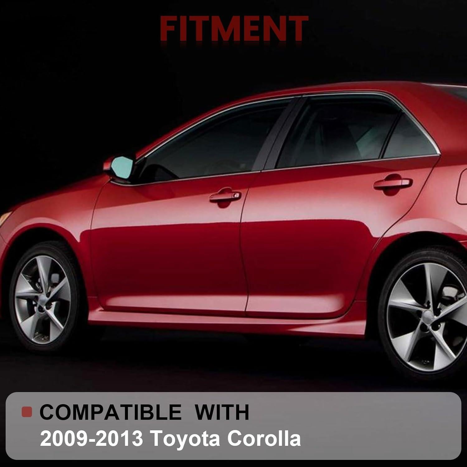 Espejo Lateral Hoiedt Toyota Corolla 2009-2013 Izquierdo Eléctrico