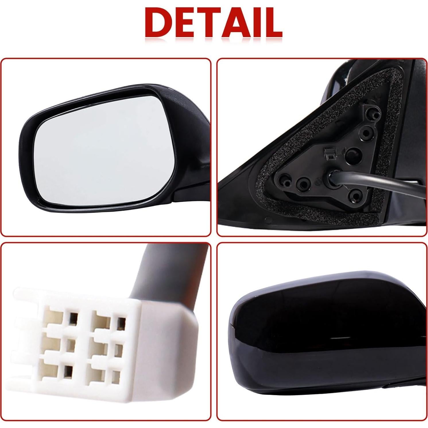 Espejo Lateral Hoiedt Toyota Corolla 2009-2013 Izquierdo Eléctrico