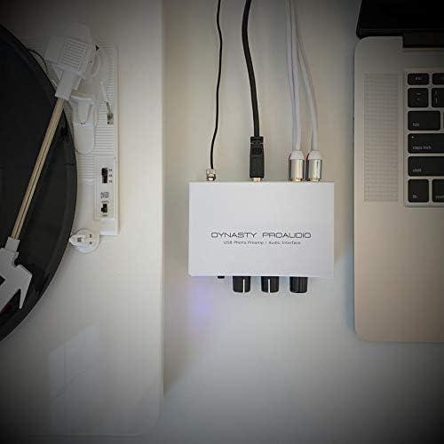 Preamplificador USB Dynasty ProAudio UA2D RIAA Bajo Ruido