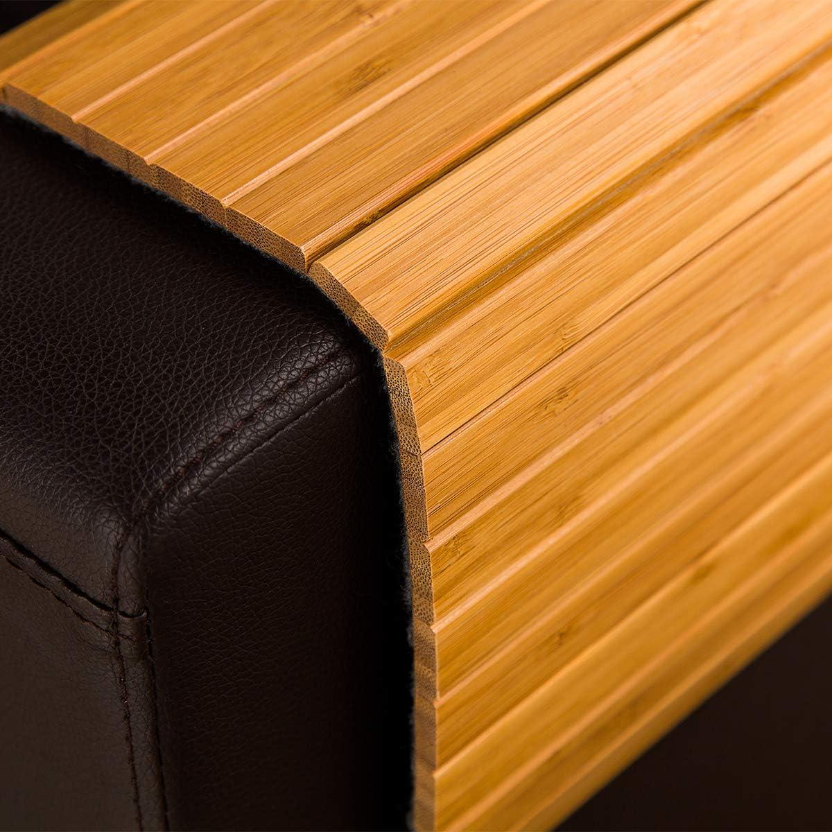 Mesa de bandeja para brazo de sofá GEHE - Bambú Natural 41.9x33.7 cm