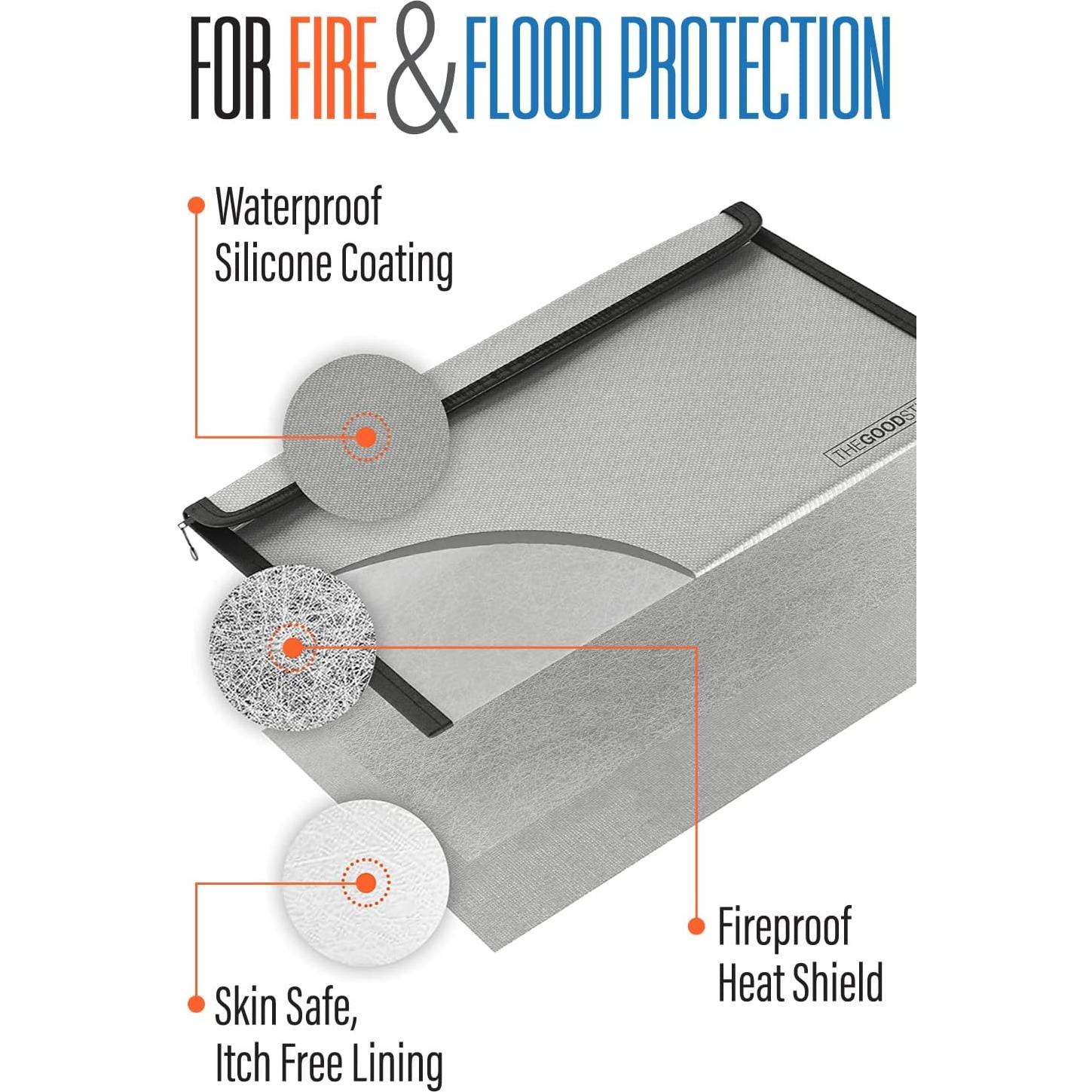 Bolsa a Prueba de Fuego The Good Stuff TGS FIREBAG 20x12 cm