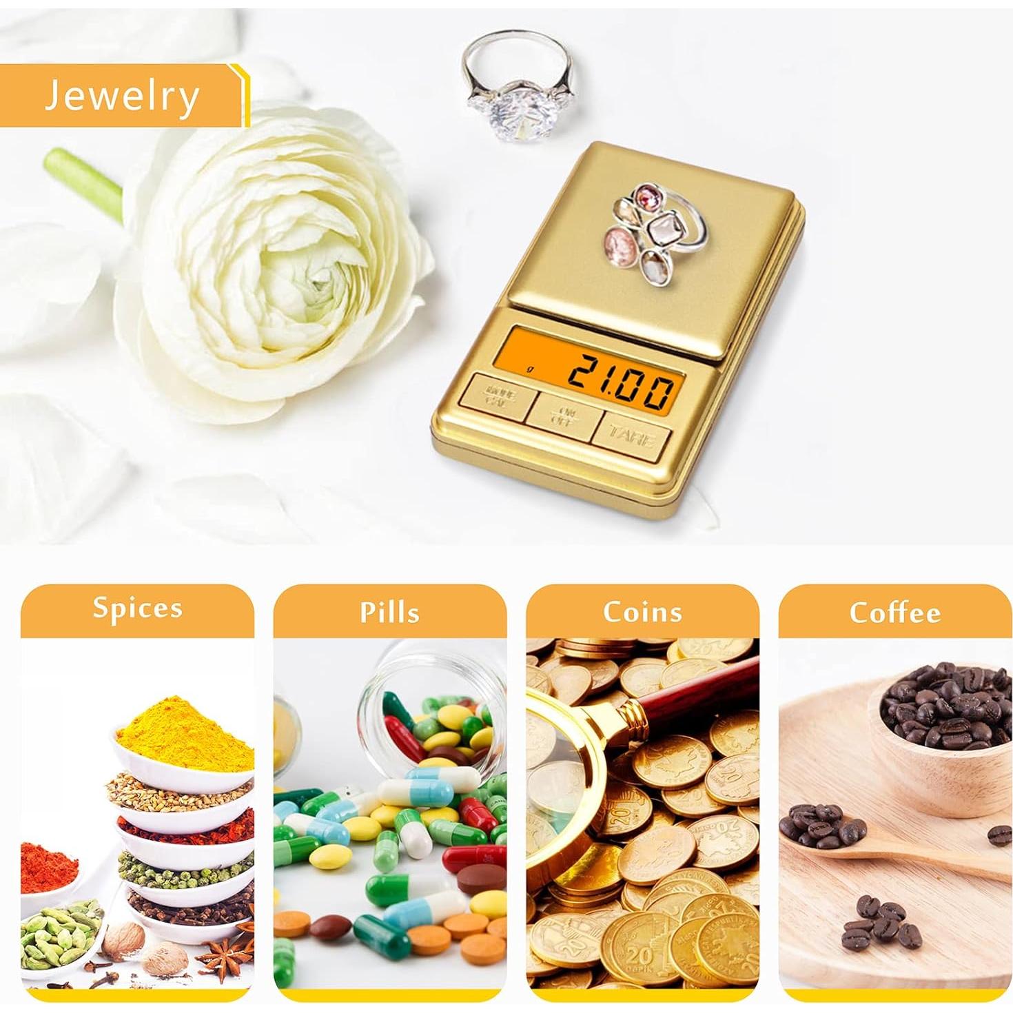 Mini Balanza Digital de Bolsillo UNIWEIGH 100g/0.01g