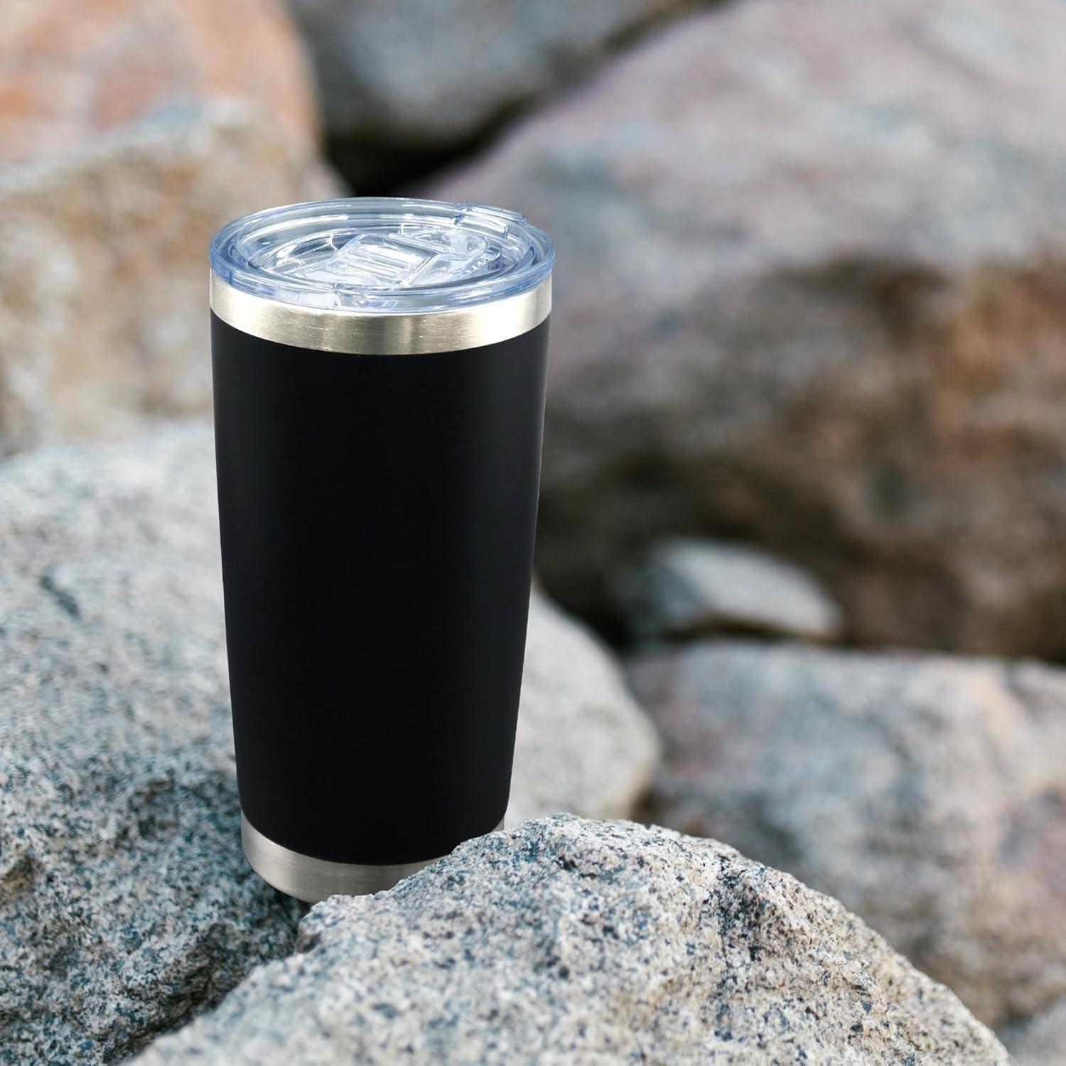 Taza Tumbler AIANJI 20oz Acero Inoxidable Doble Pared 12 Unidades