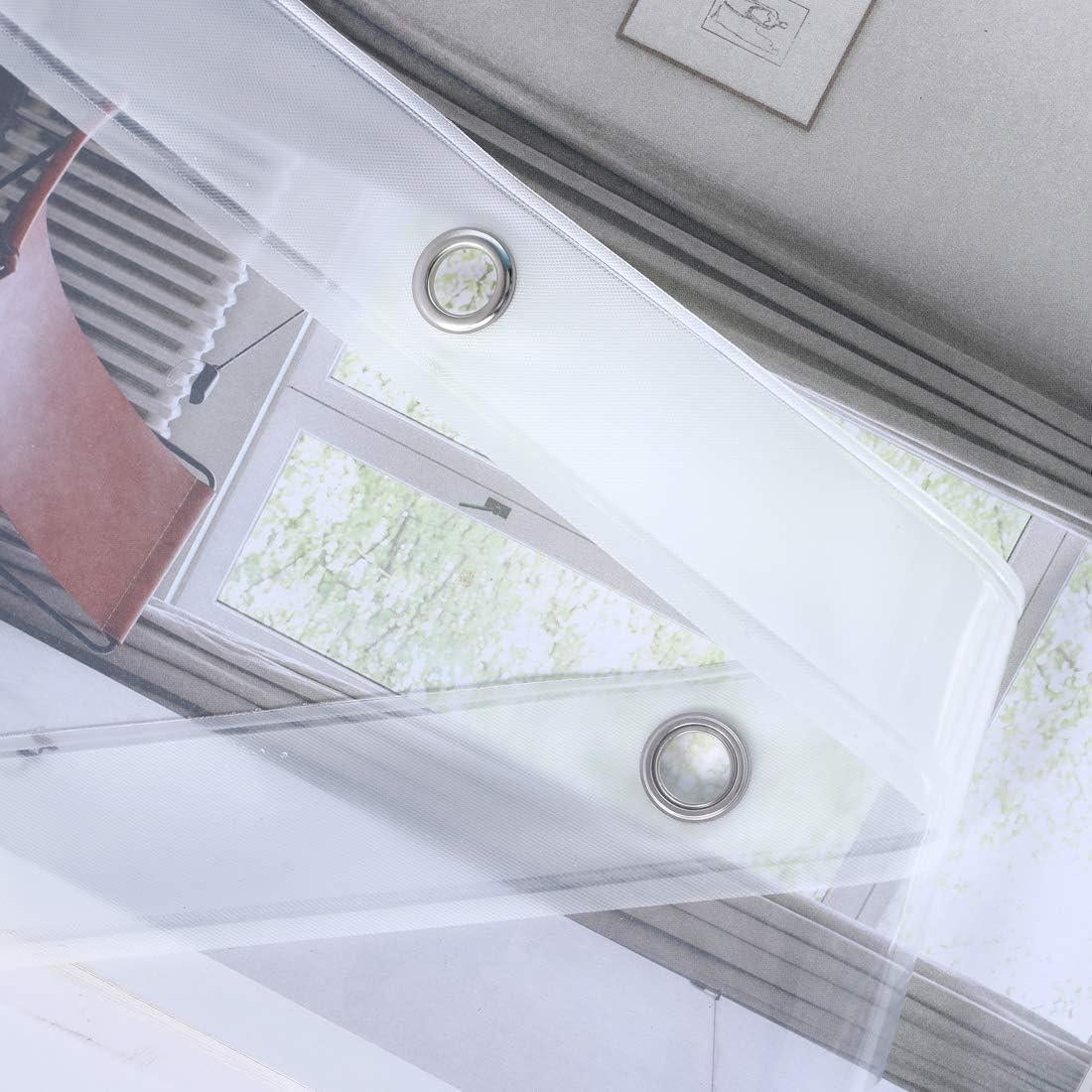 Forro de Ducha Claro WellColor 122x183 cm Impermeable con Ganchos