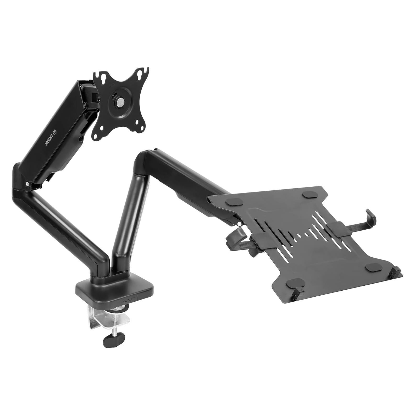 Soporte de Escritorio Ergonómico Mount-It! para Laptop y Monitor