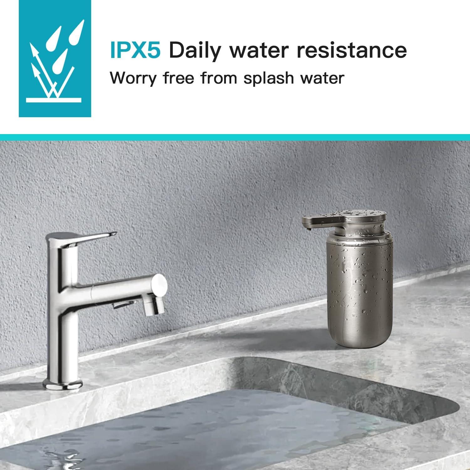 Dispensador Automático de Jabón Espumoso LAOPAO Plata Recargable