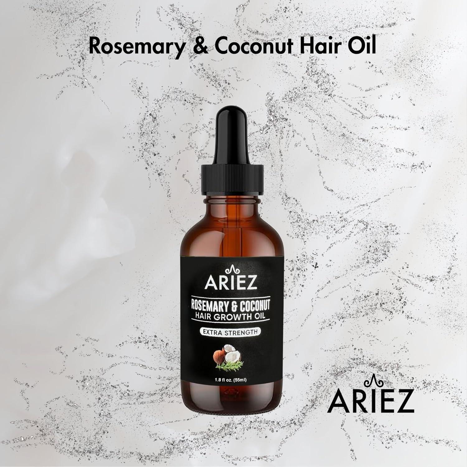 Aceite de Crecimiento Capilar Ariez Fuerza Extra 55ml - Romero y Coco