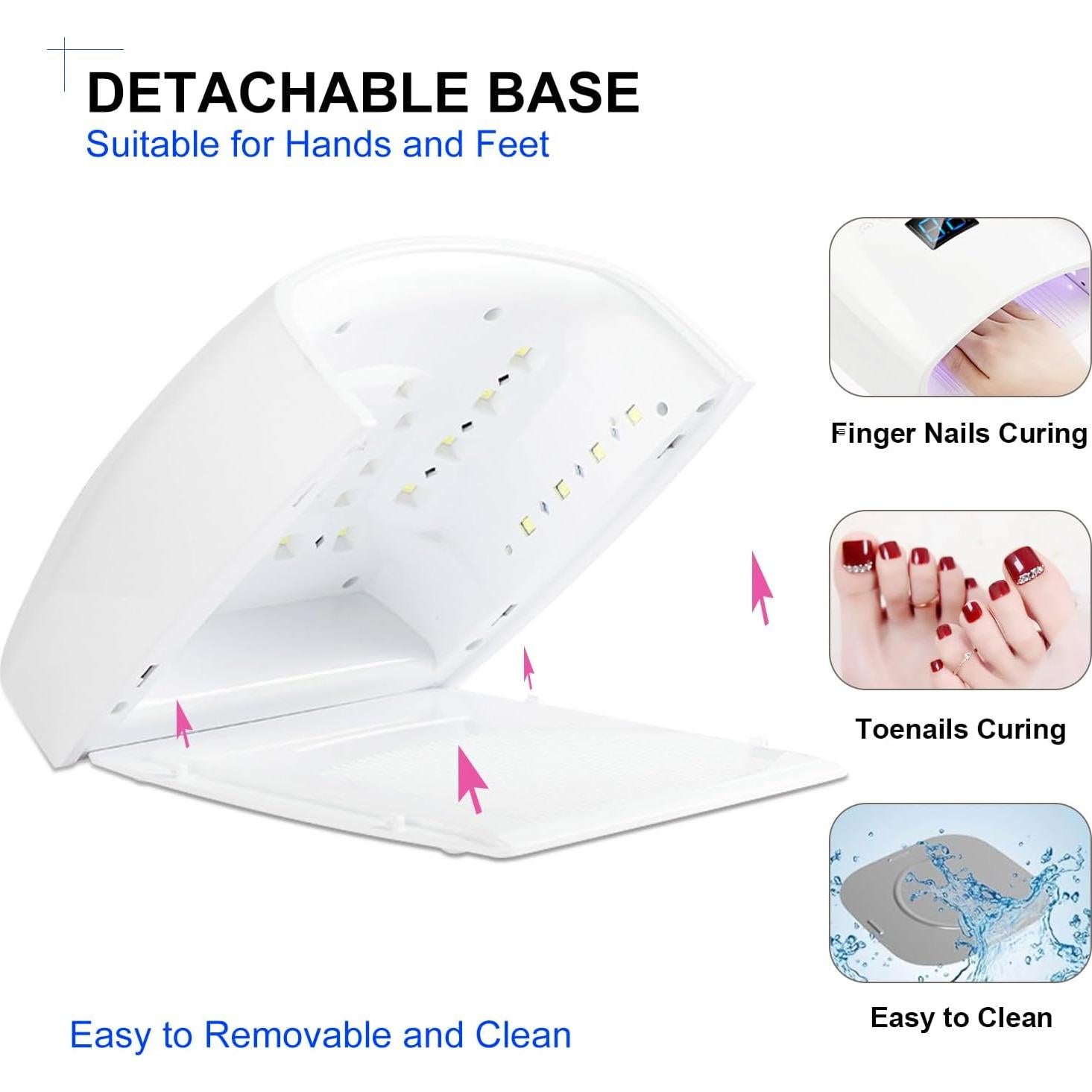 Lámpara UV LED Recargable 66W Nailshow con Temporizador