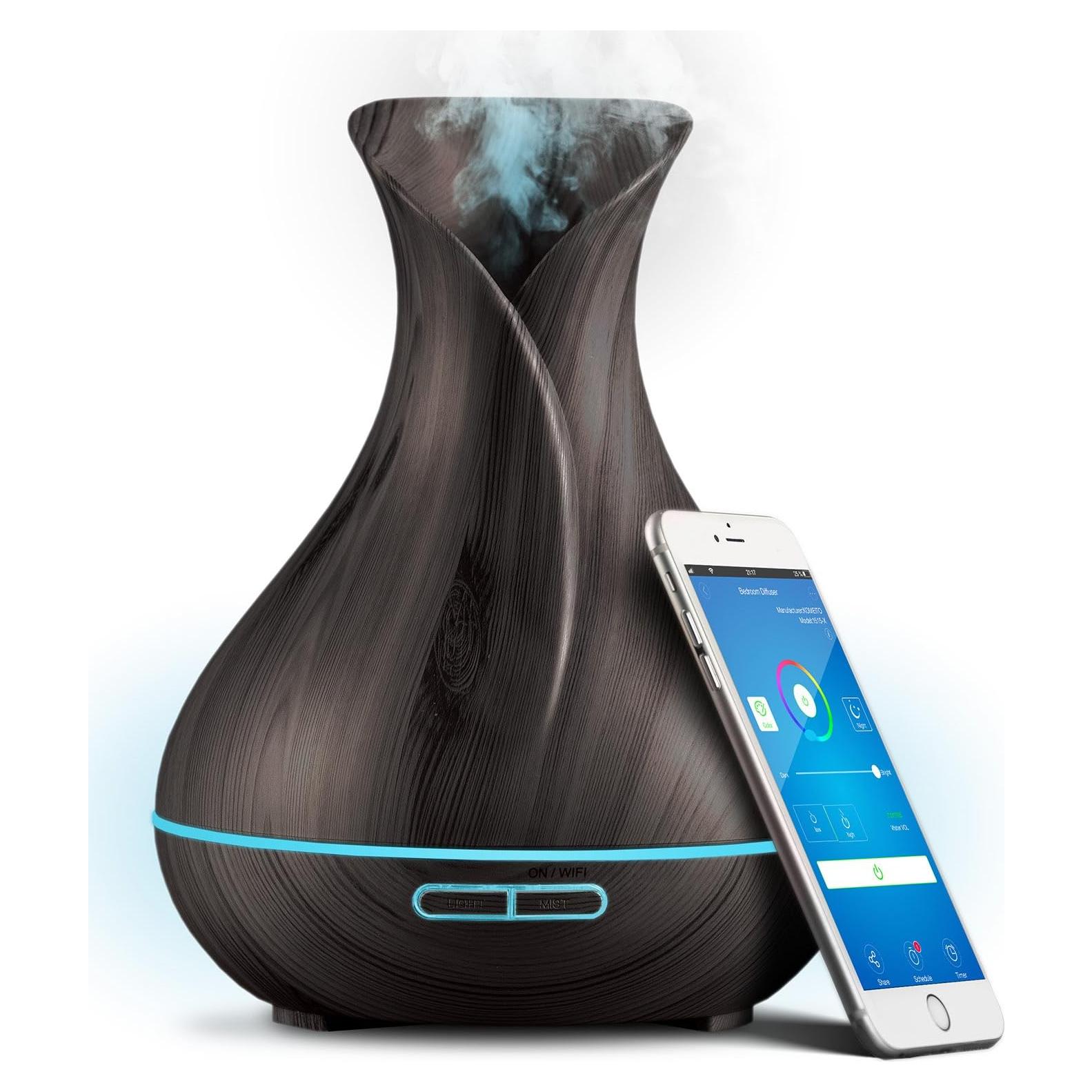 Difusor de Aceites Esenciales Sierra Modern Home 400ml WiFi