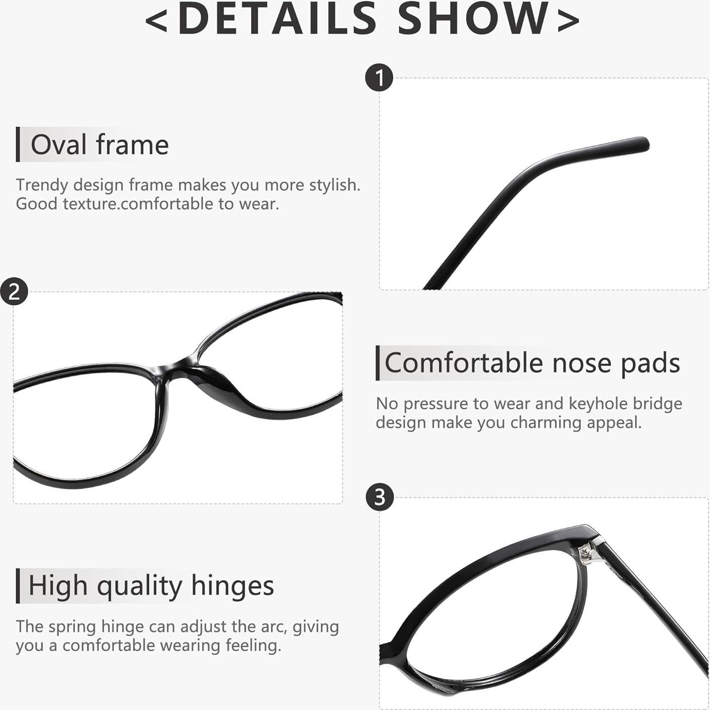 Gafas de Bloqueo de Luz Azul VIPBEST Ojo de Gato Unisex