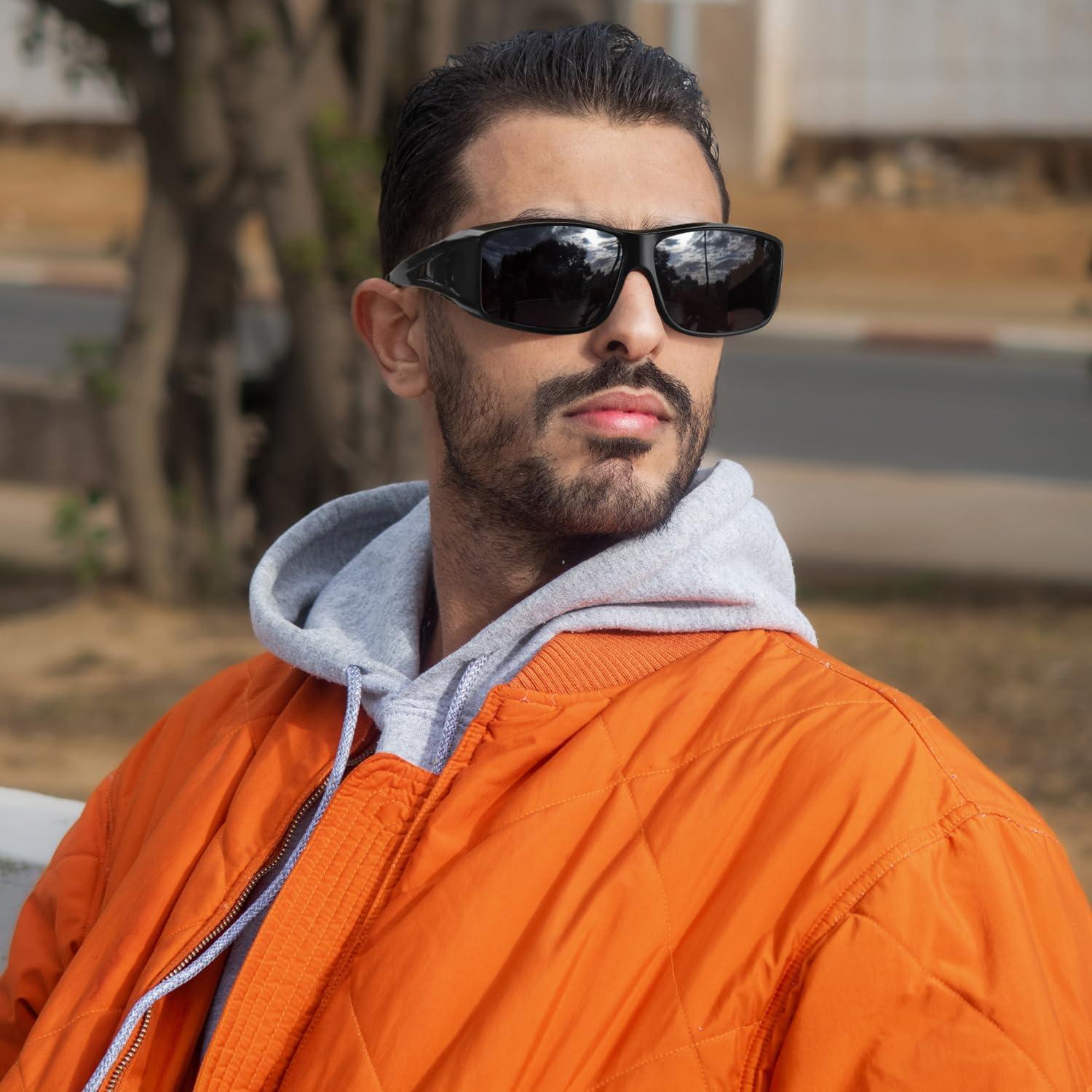 Gafas de sol VIEWBETTER Polarizadas UV400 para usar sobre gafas