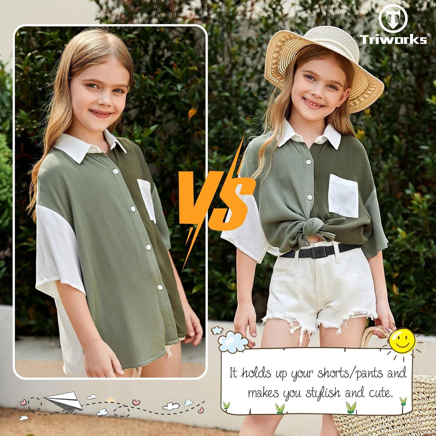 Cinturón Elástico Ajustable TRIWORKS para Niñas - Hasta 66 cm