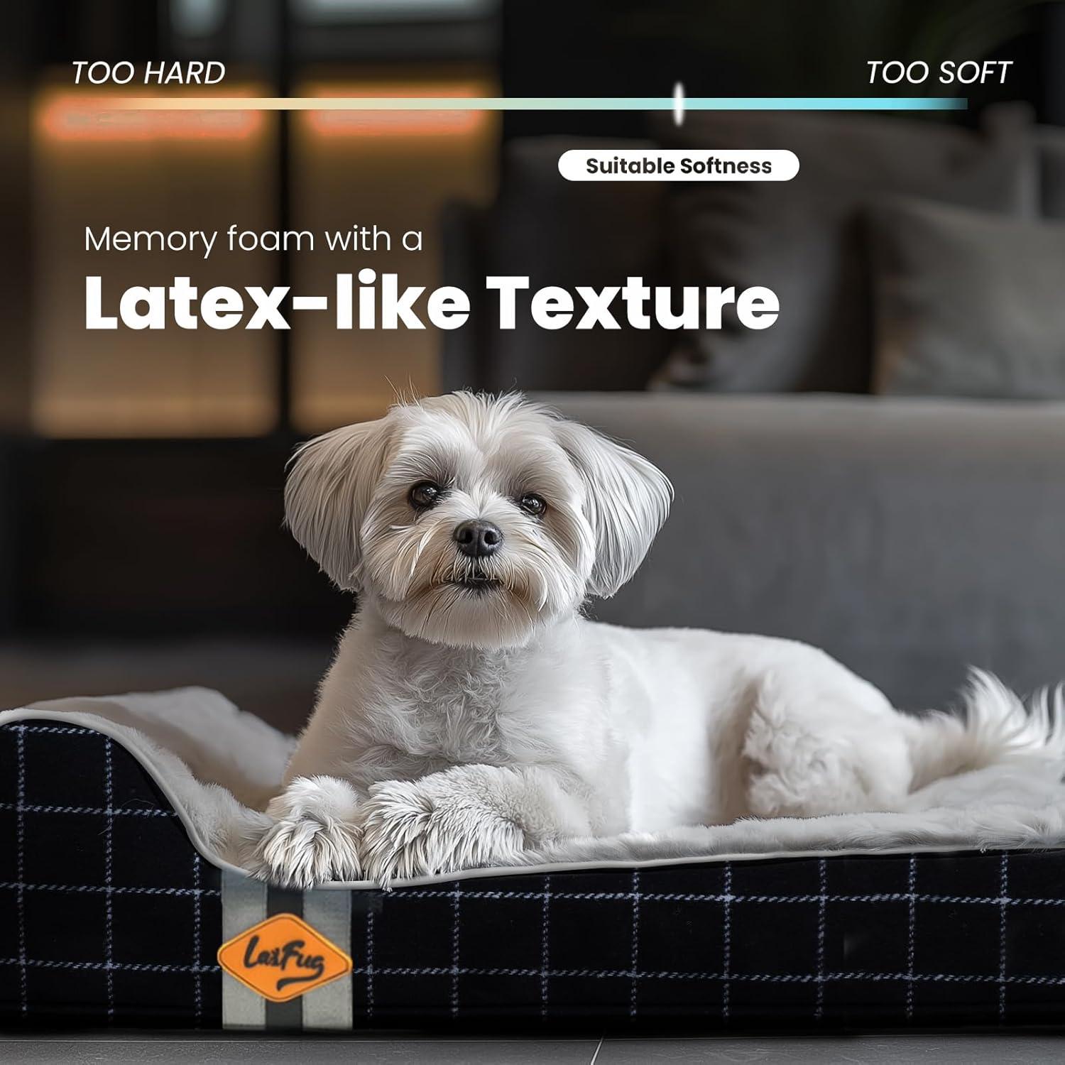 Cama para Perros Laifug Ortopédica Espuma Viscoelástica Grande