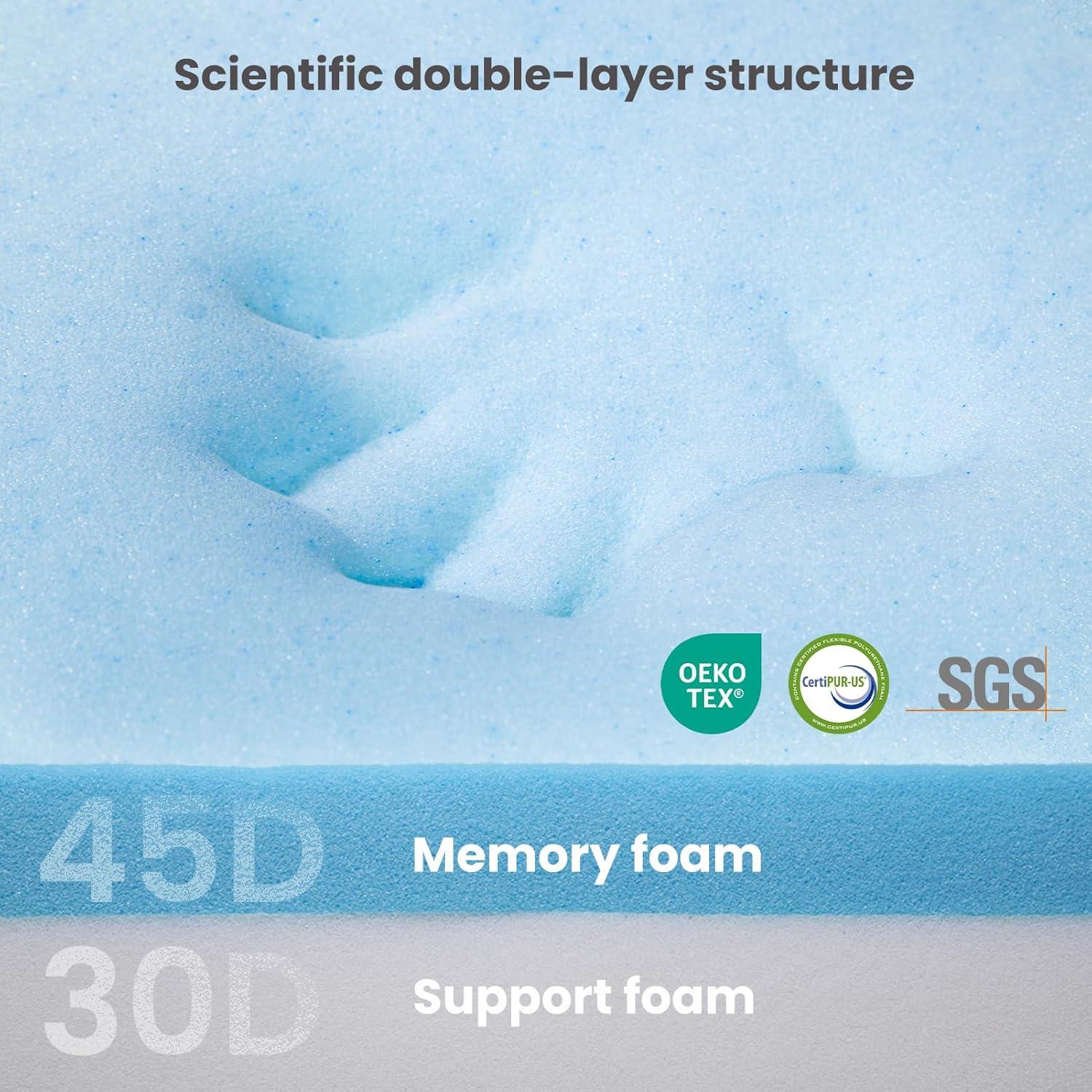 Cama para Perros Laifug Ortopédica Espuma Viscoelástica Grande