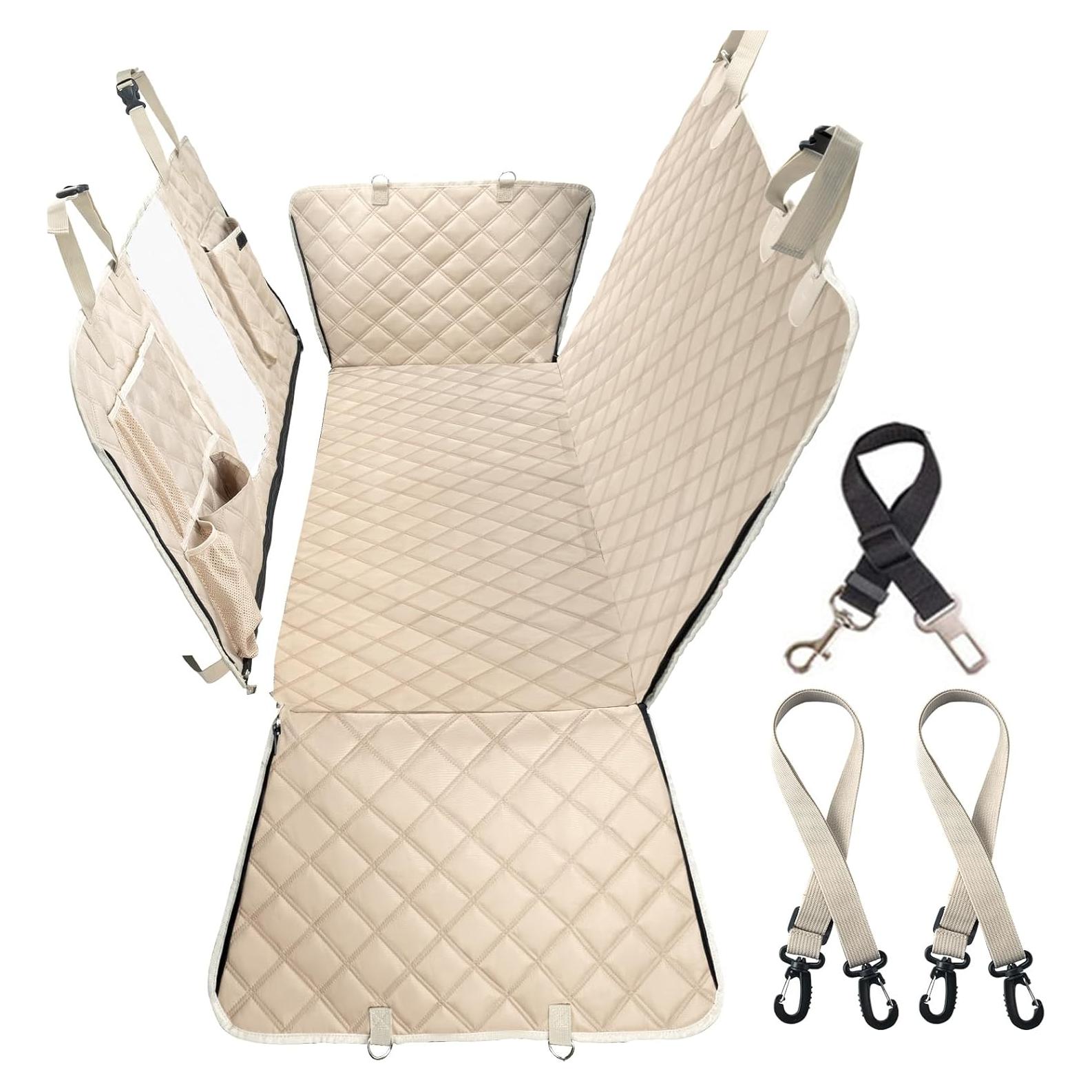 Funda de Asiento para Perros Bark Lover 5 en 1 Beige 132x147cm