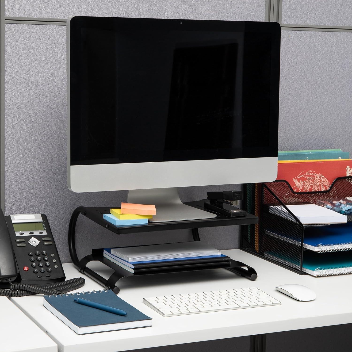 Soporte para Monitor Metal Mind Reader 2 Niveles Ventilado 35.56x31.75x15.24cm Negro