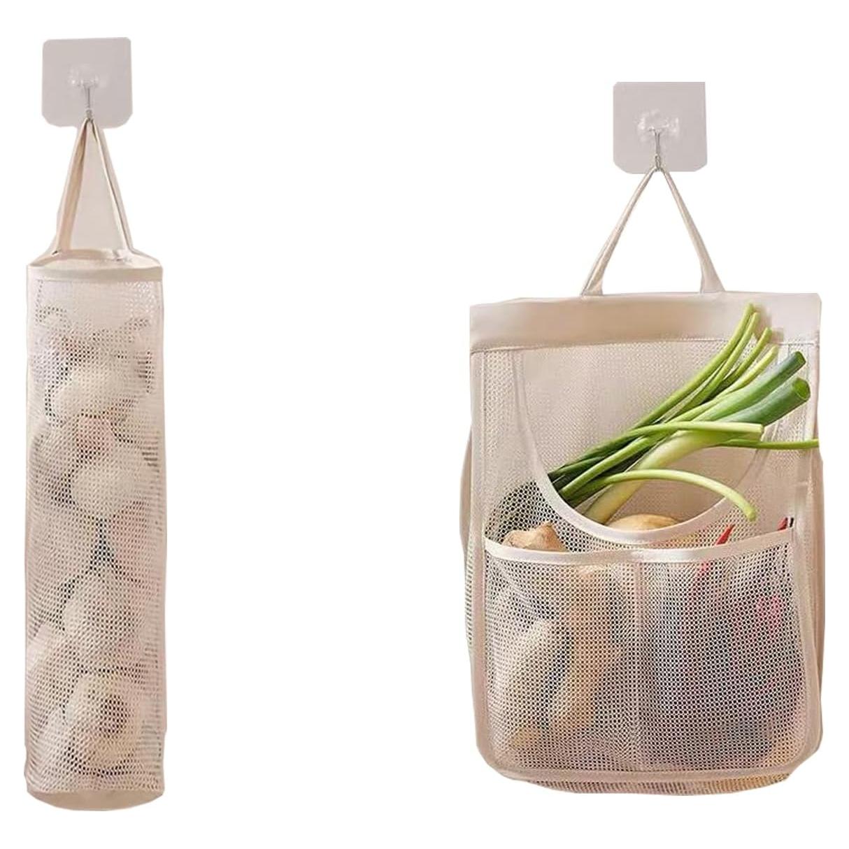 Bolsas de Almacenamiento de Malla HINIHAO 17.78x42 cm Reutilizables